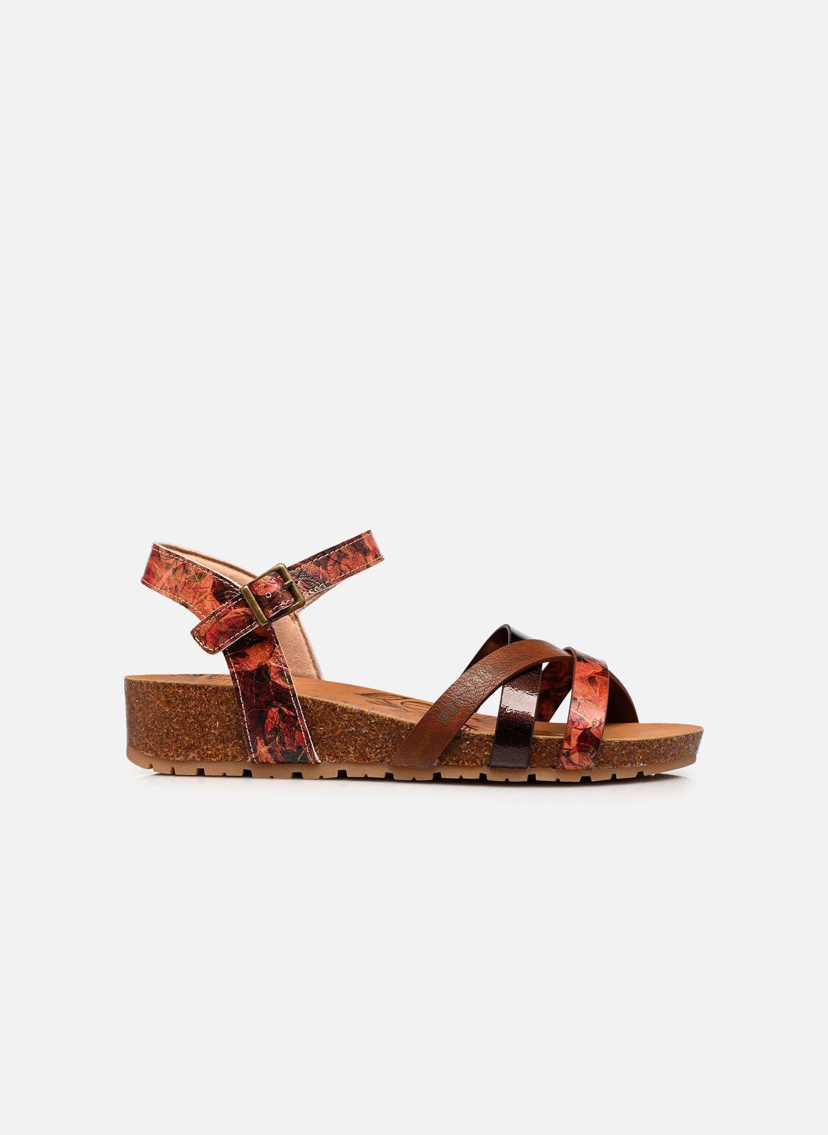 Keil- und Plateausandalen 26M0662002 damen braun Mustang shoes Keil- und Plateausandalen 26M0662002 damen braun brown-multi