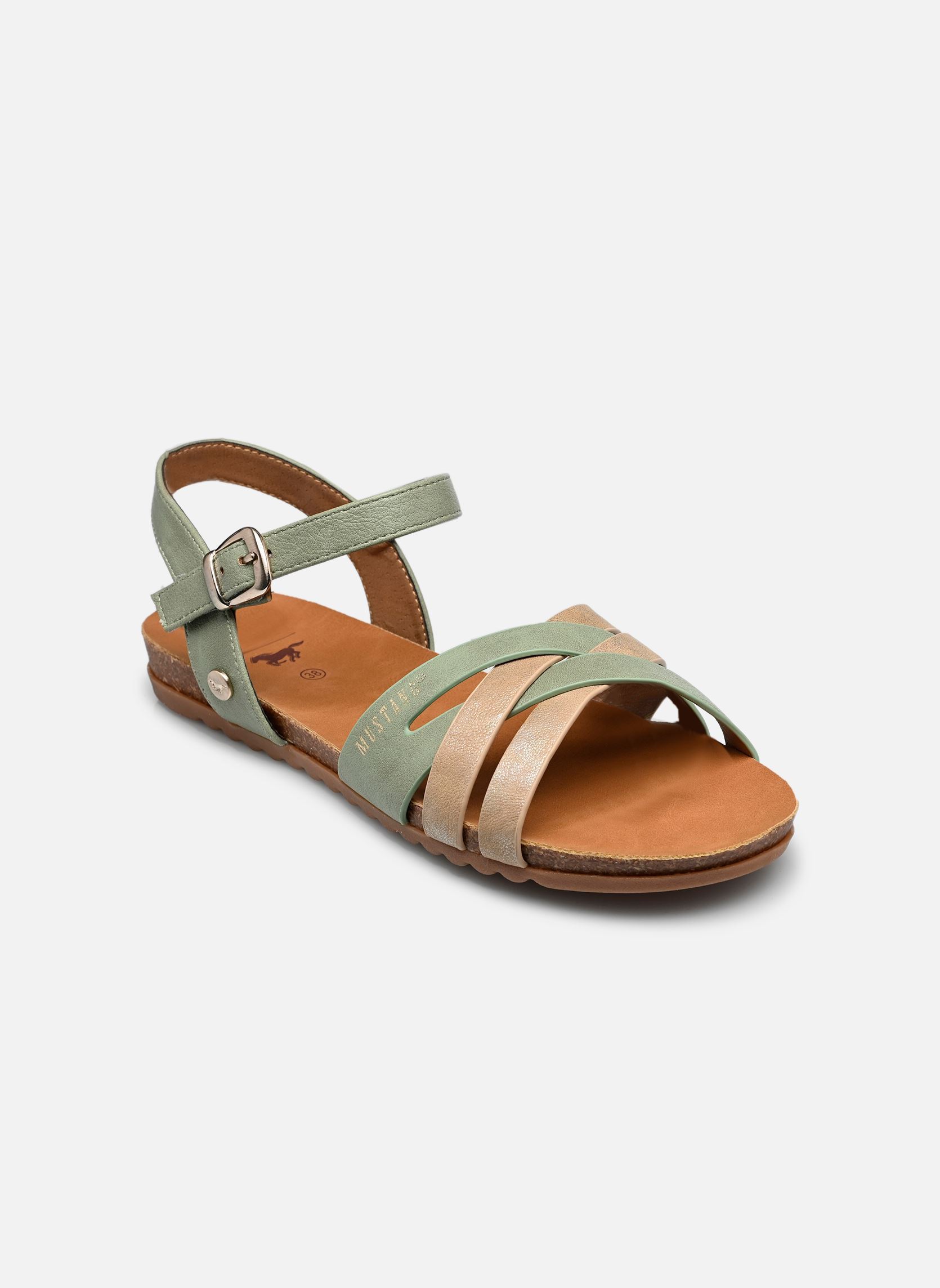 Sandales 26M0162007 femme vert Mustang shoes Sandales 26M0162007 femme vert Sage