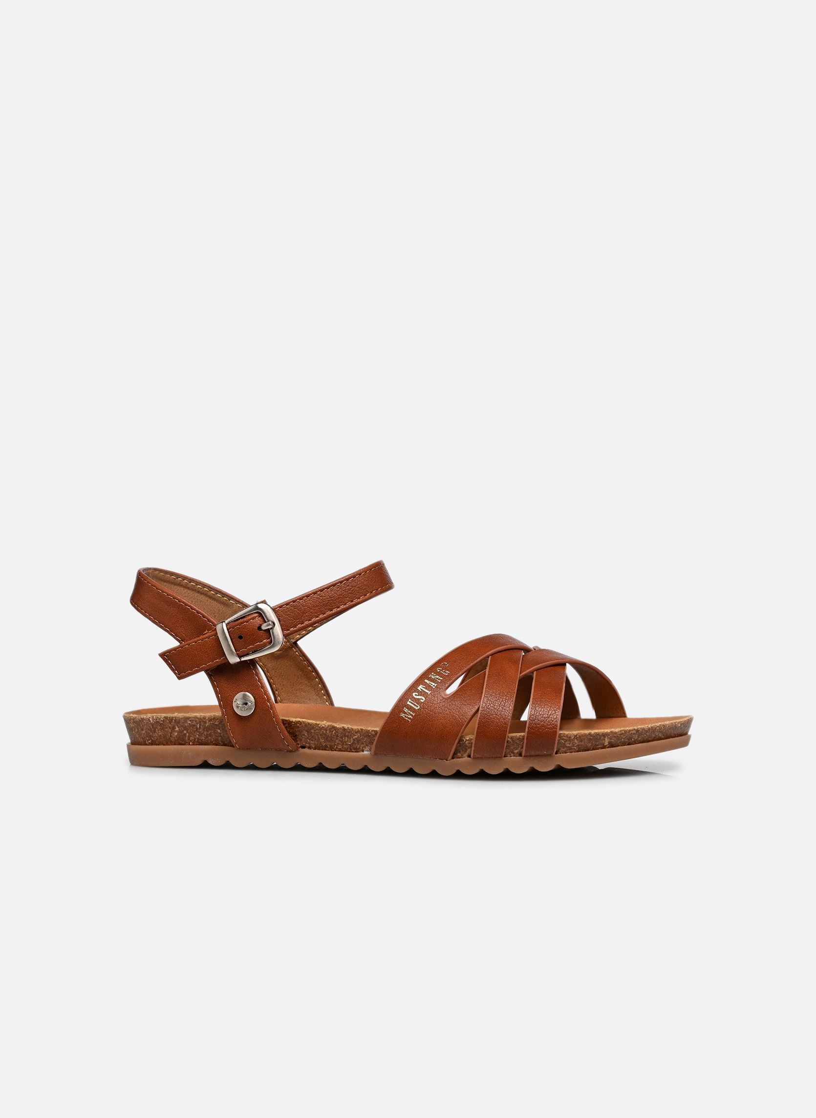 Sandalen 26M0162007 dames bruin Mustang shoes Sandalen 26M0162007 dames bruin Cognac
