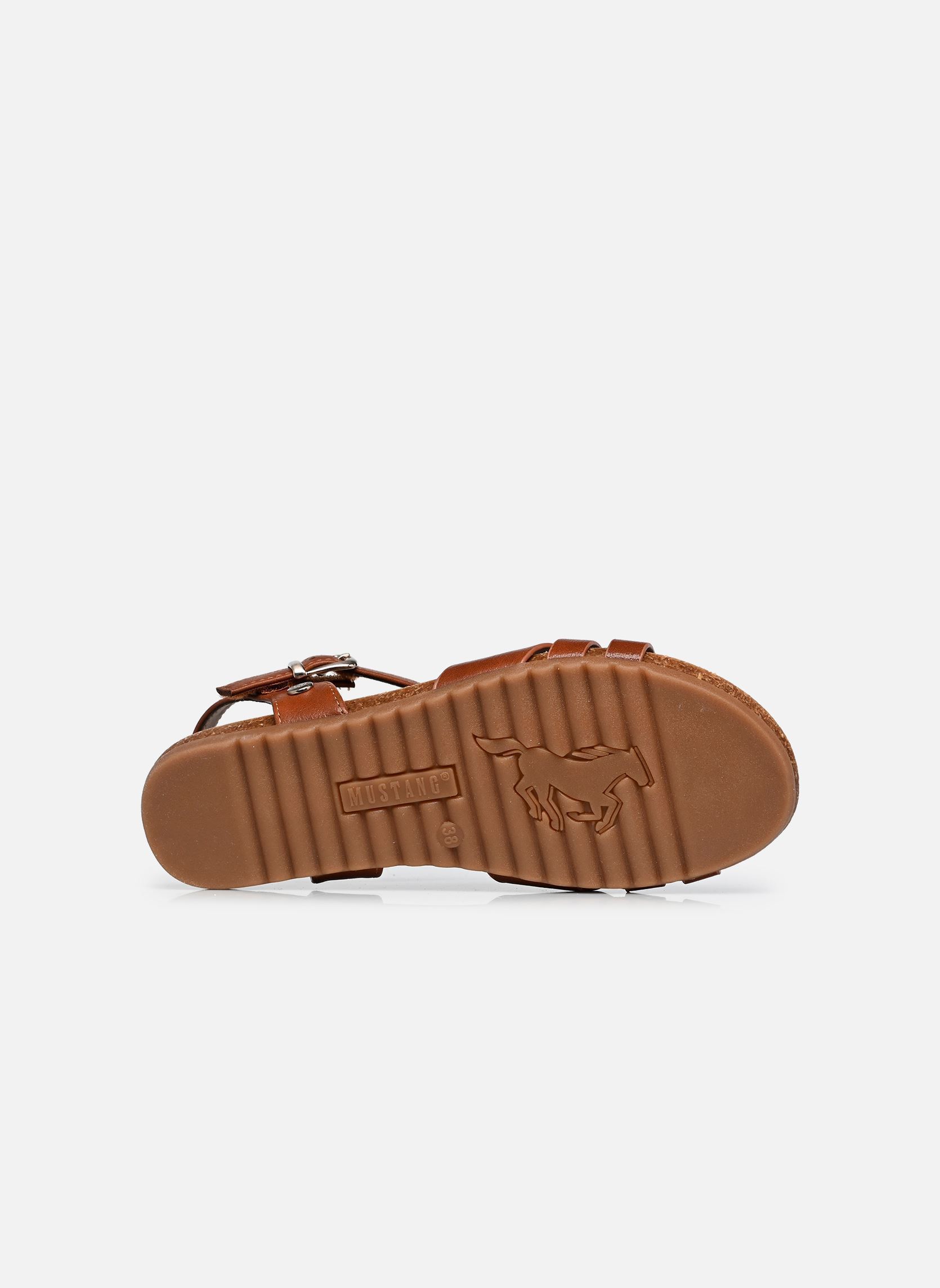 Sandalen 26M0162007 dames bruin Mustang shoes Sandalen 26M0162007 dames bruin Cognac