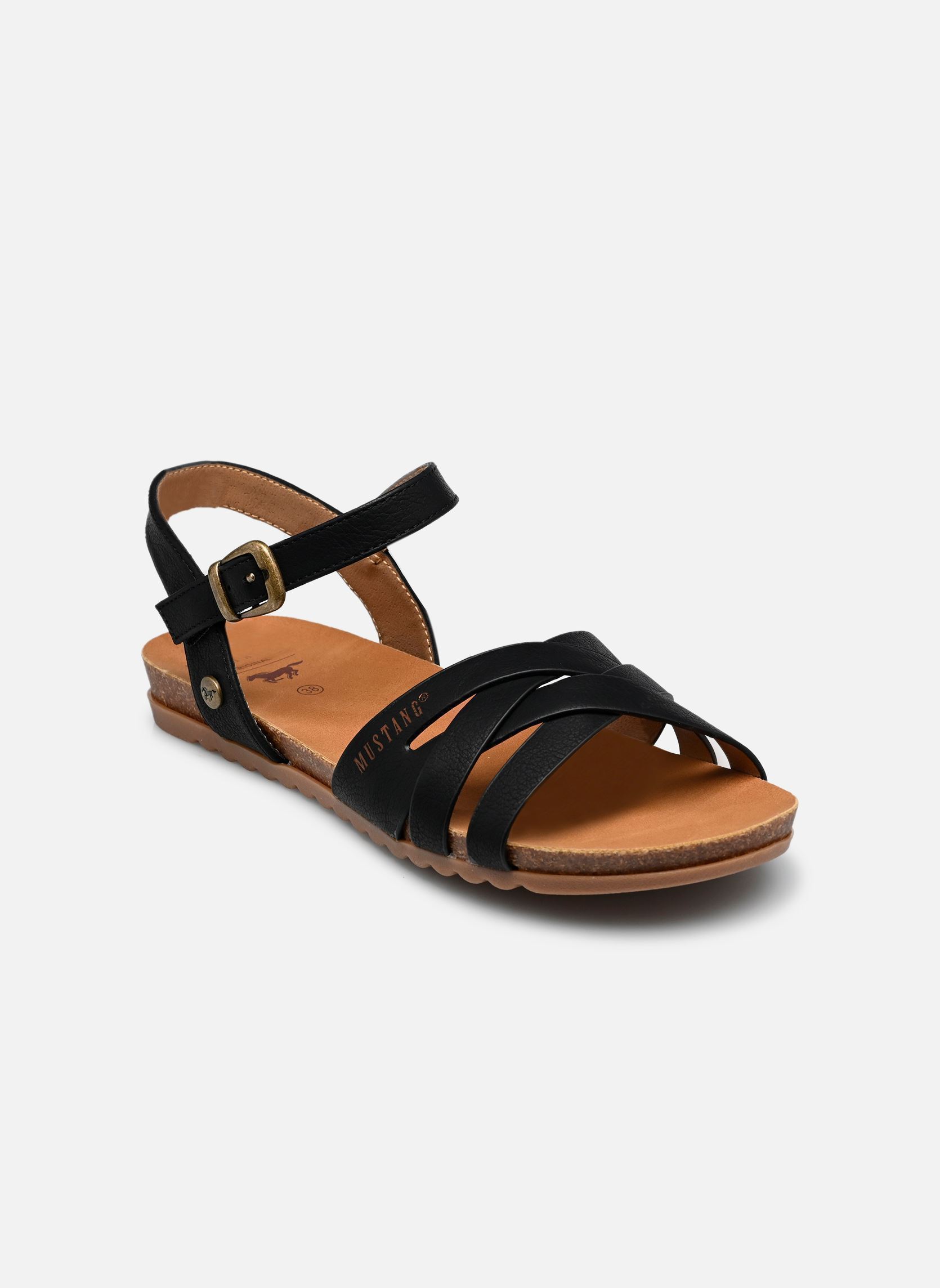 Sandalen 26M0162014 damen schwarz Mustang shoes Sandalen 26M0162014 damen schwarz Black