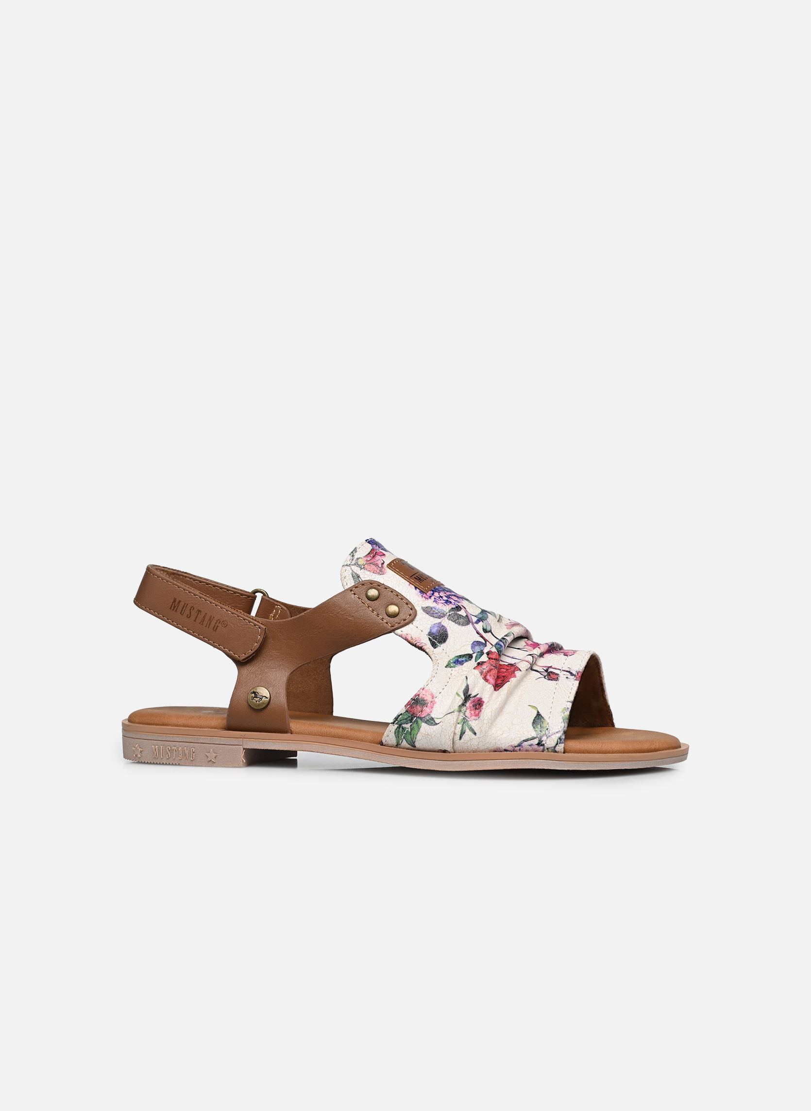 Sandalen 26M0072007 dames meerkleurig Mustang shoes Sandalen 26M0072007 dames meerkleurig offwhite-multi