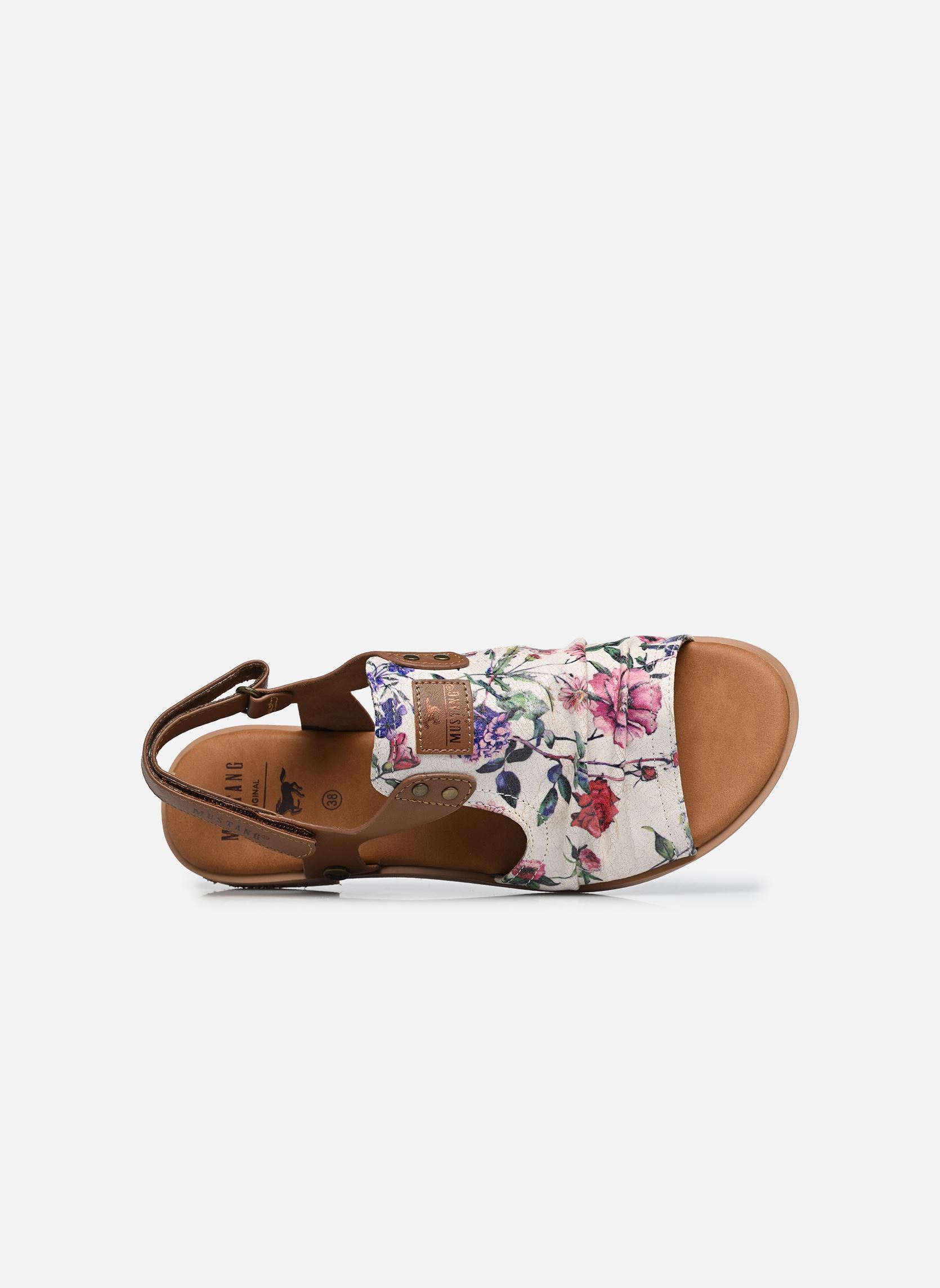 Sandalen 26M0072007 dames meerkleurig Mustang shoes Sandalen 26M0072007 dames meerkleurig offwhite-multi