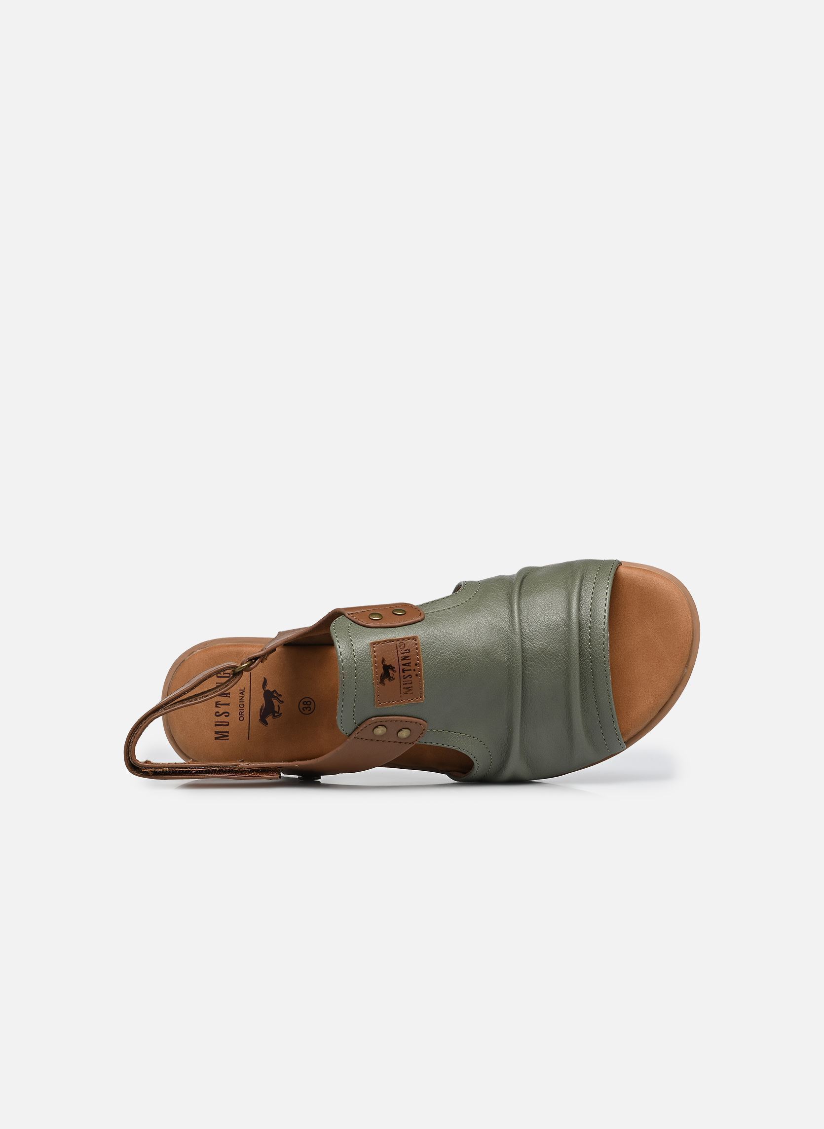 Sandalen 26M0072002 damen grün Mustang shoes Sandalen 26M0072002 damen grün Sage