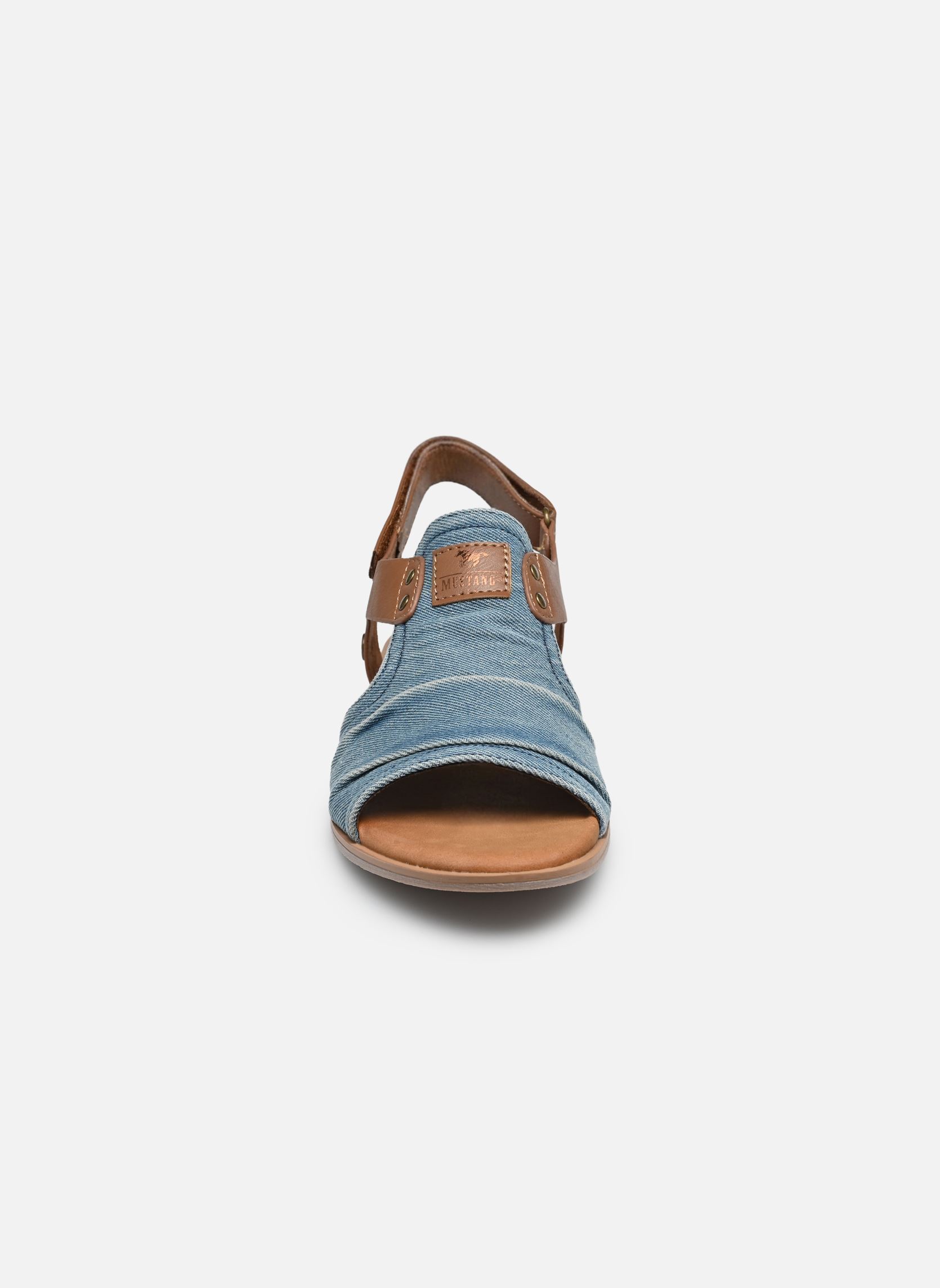 Sandalen 26M0072008 dames blauw Mustang shoes Sandalen 26M0072008 dames blauw Denim