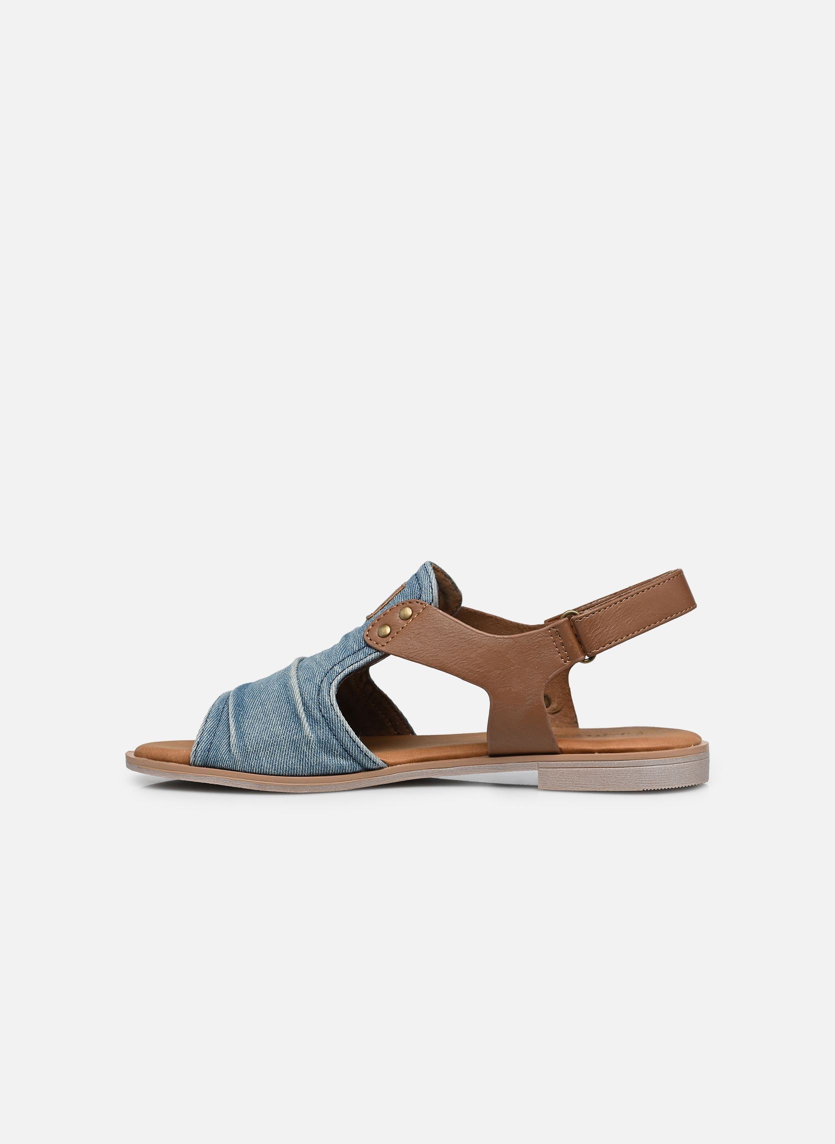 Sandalen 26M0072008 dames blauw Mustang shoes Sandalen 26M0072008 dames blauw Denim