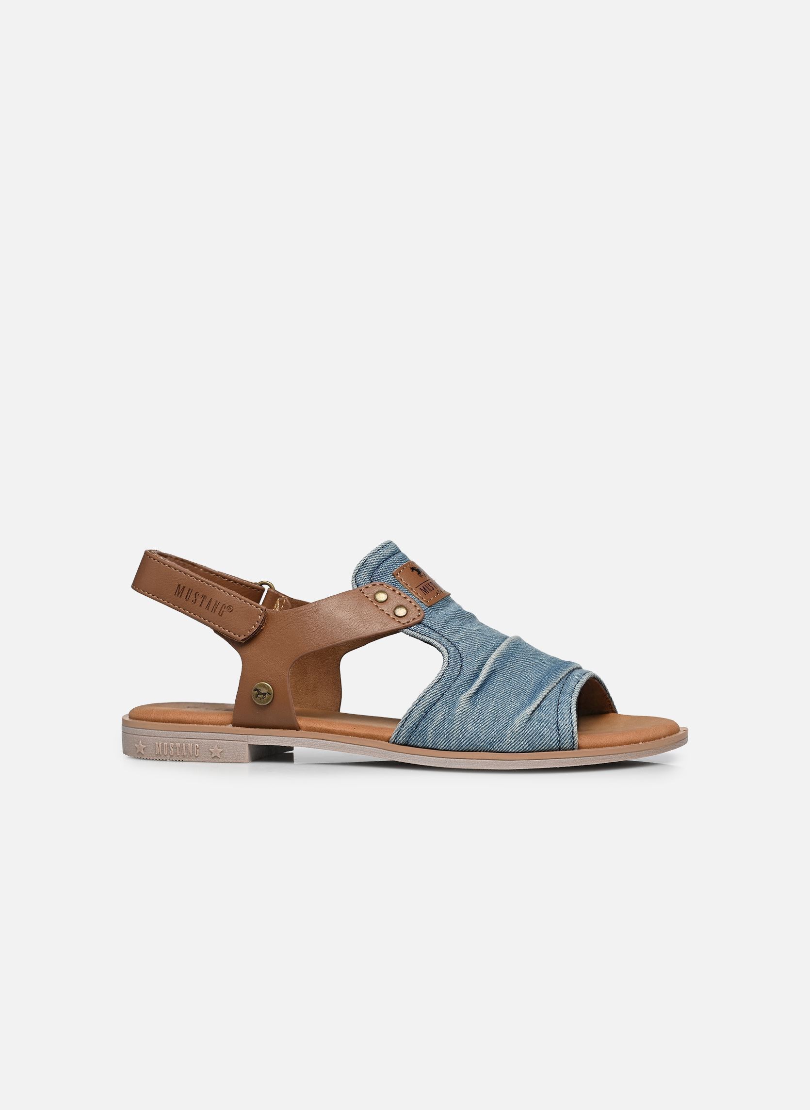 Sandalen 26M0072008 dames blauw Mustang shoes Sandalen 26M0072008 dames blauw Denim