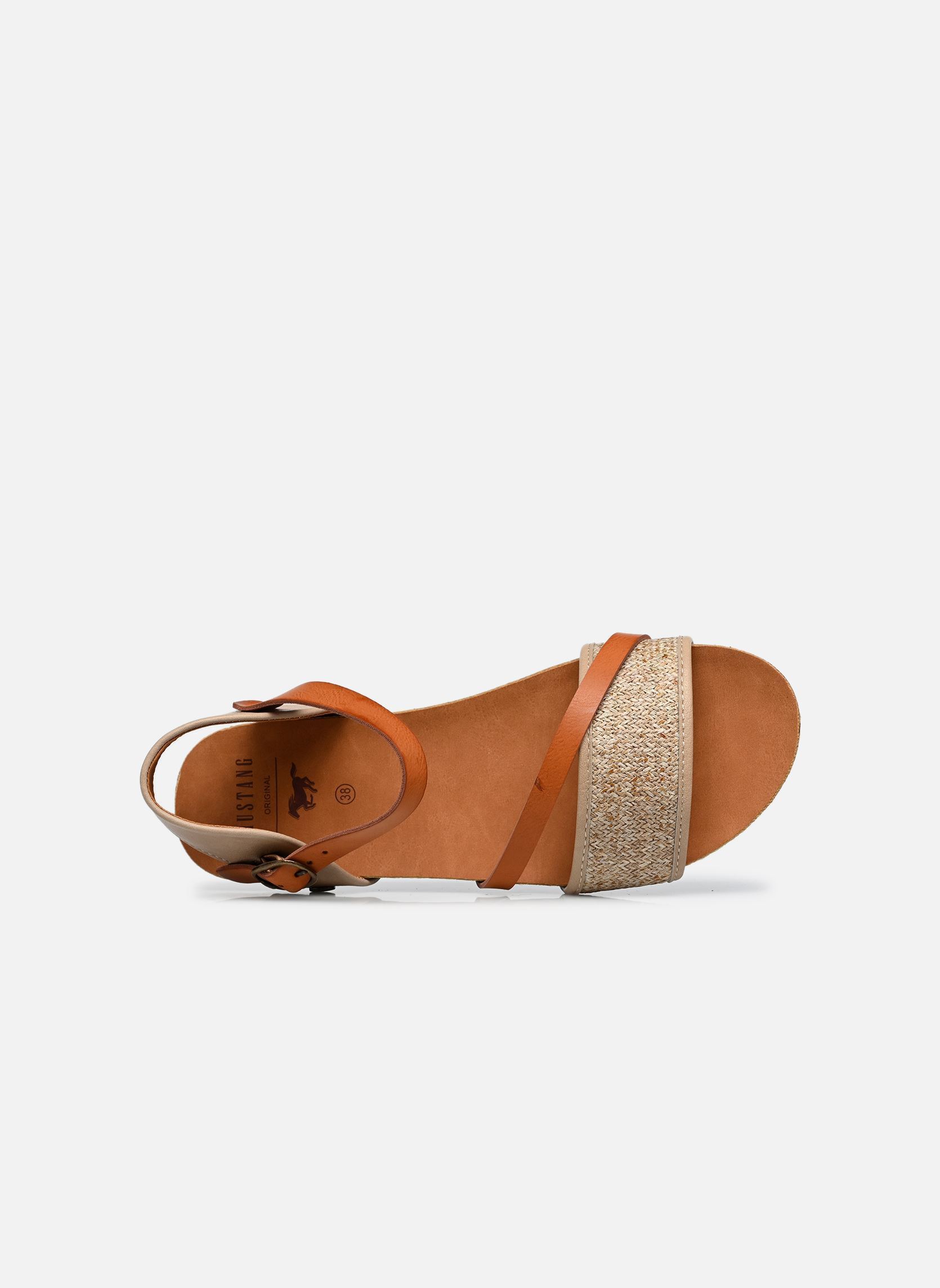 Sandales 26M0162013 femme beige Mustang shoes Sandales 26M0162013 femme beige Beige