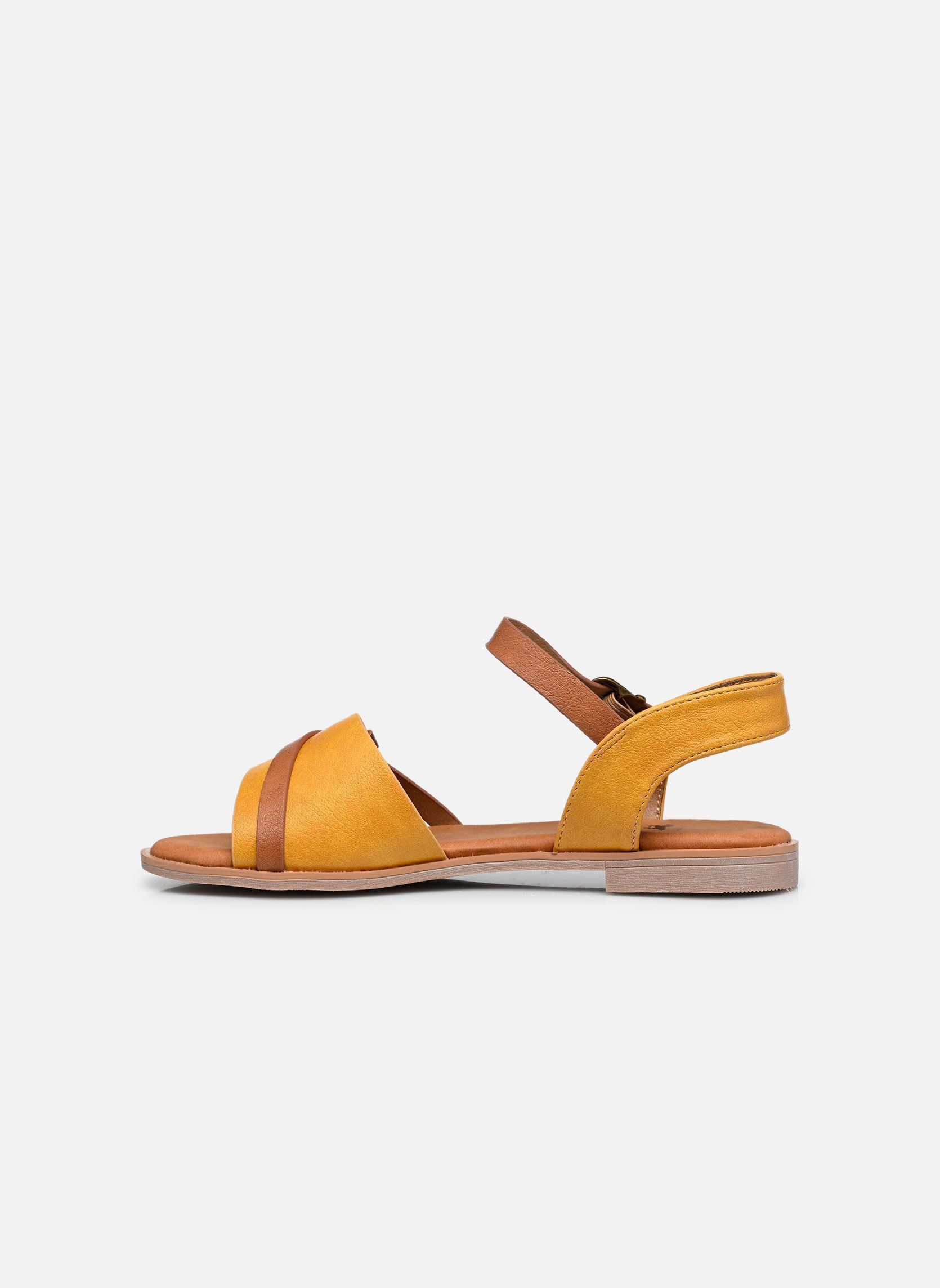 Sandales 26M0072006 femme jaune Mustang shoes Sandales 26M0072006 femme jaune Yellow