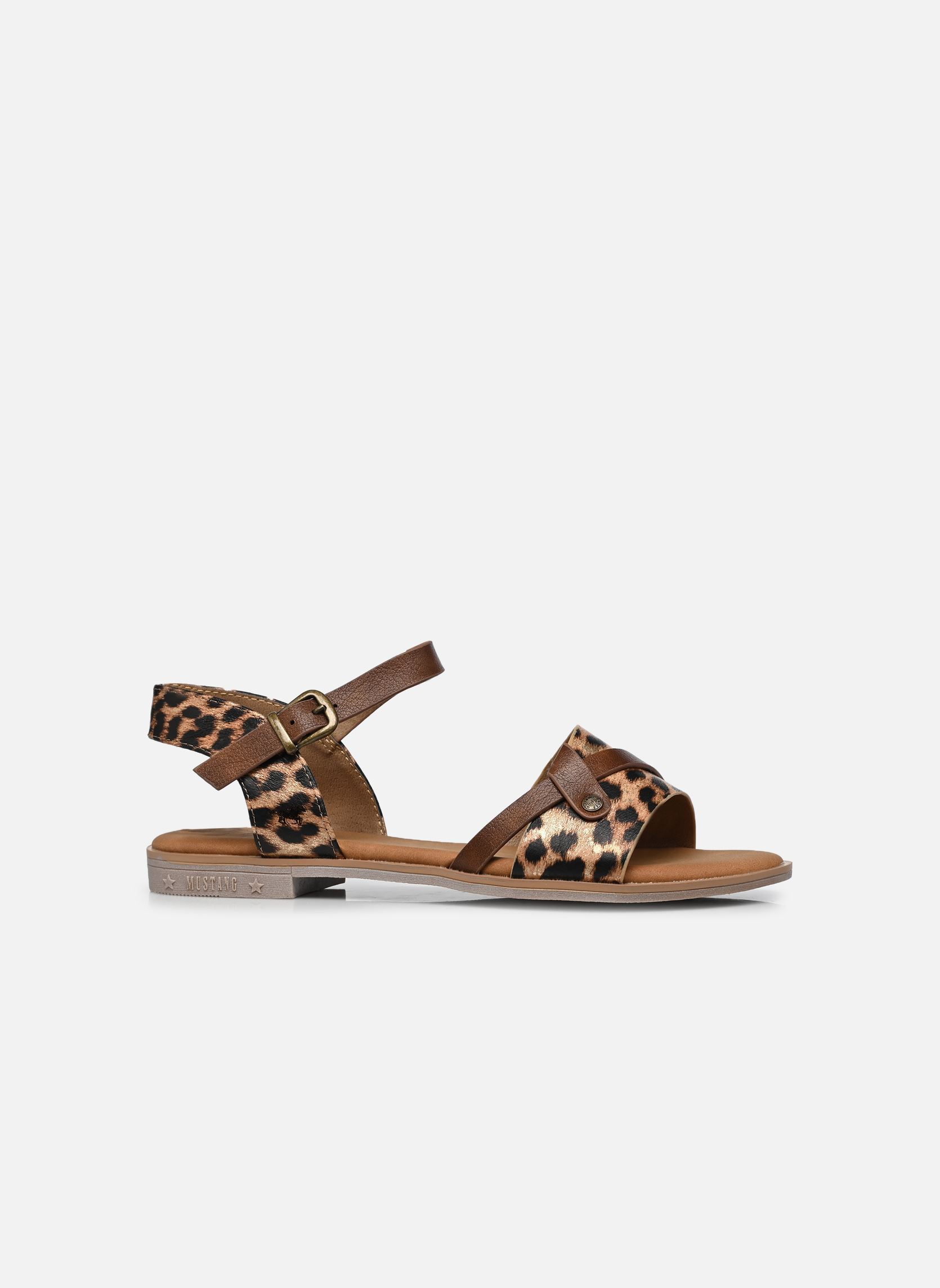 Sandalen 26M0072012 dames meerkleurig Mustang shoes Sandalen 26M0072012 dames meerkleurig sand-multi