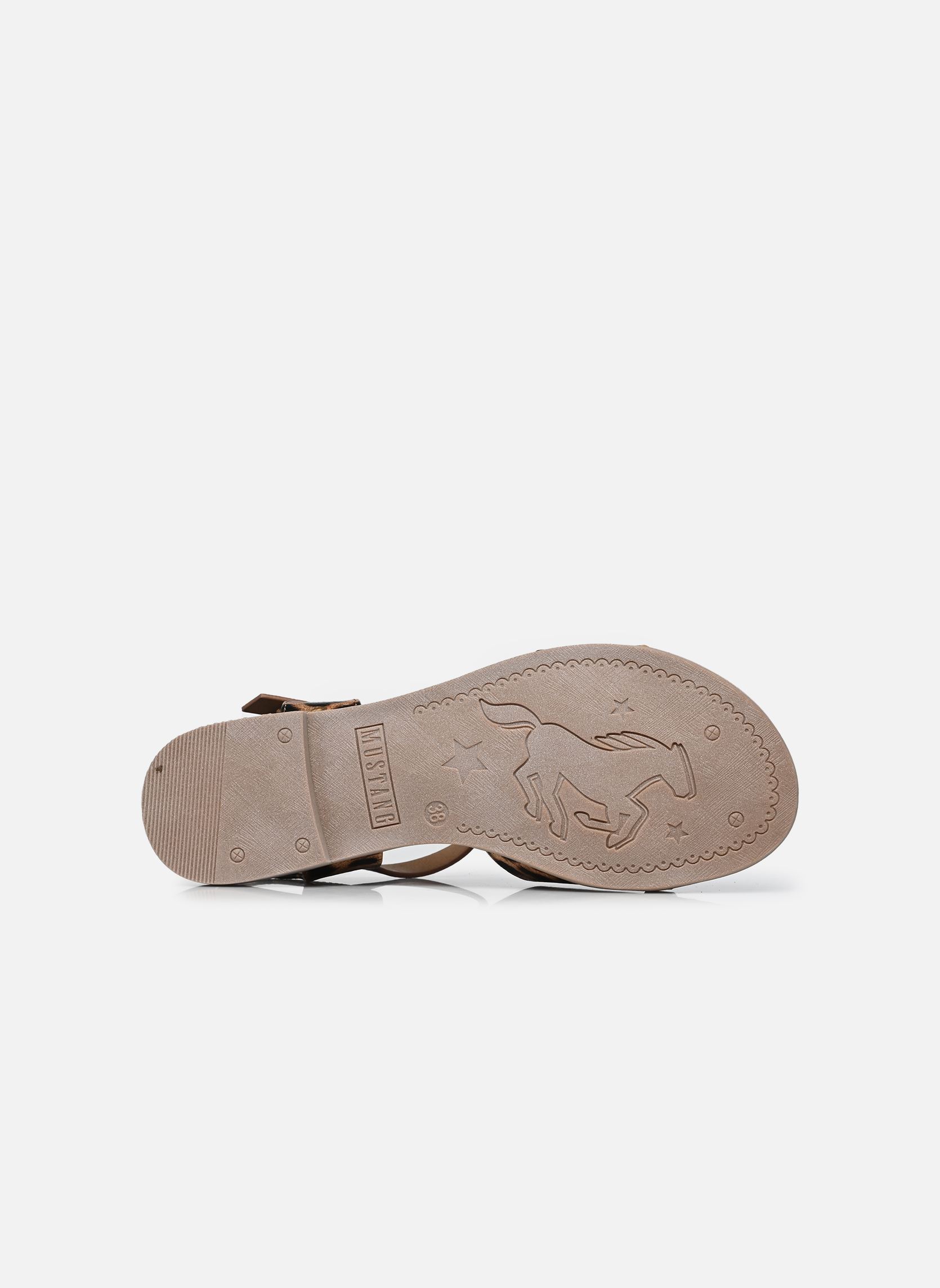 Sandalen 26M0072012 dames meerkleurig Mustang shoes Sandalen 26M0072012 dames meerkleurig sand-multi