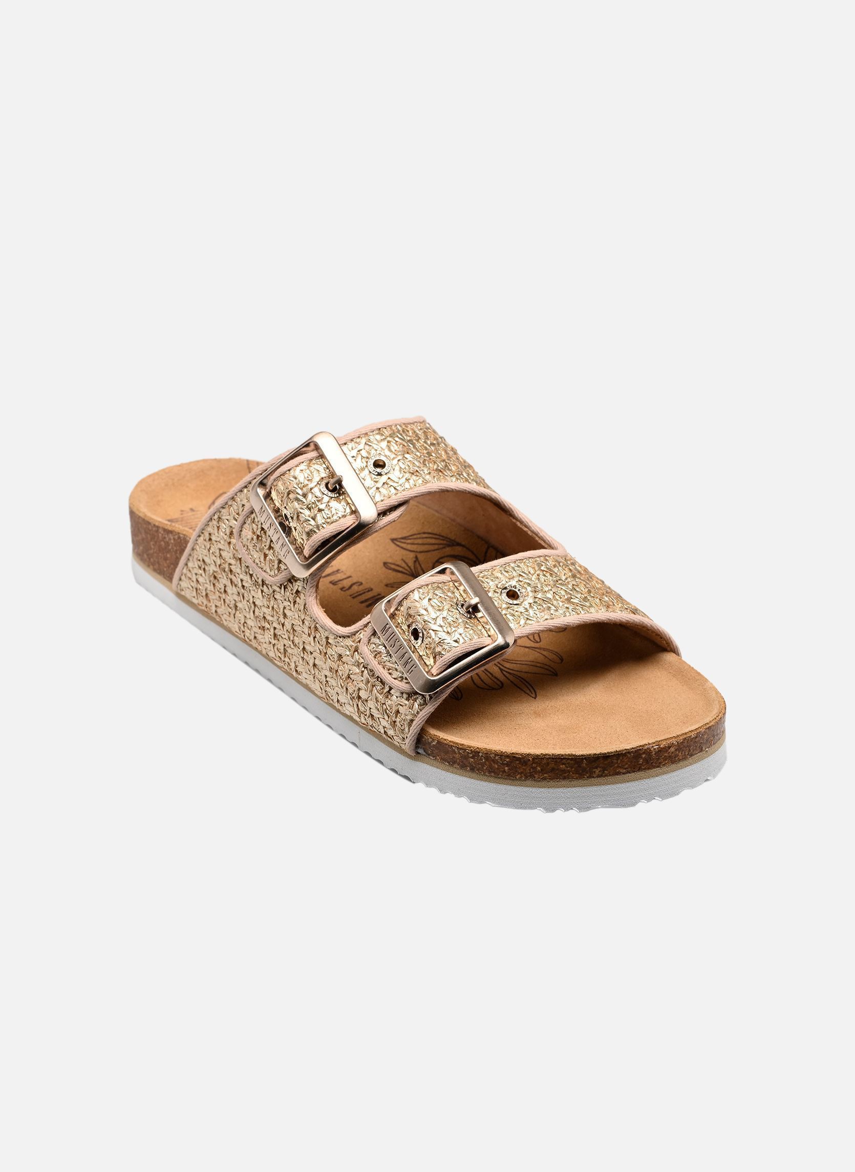 Pantoletten 26M0652001 damen silber Mustang shoes Pantoletten 26M0652001 damen silber Marble