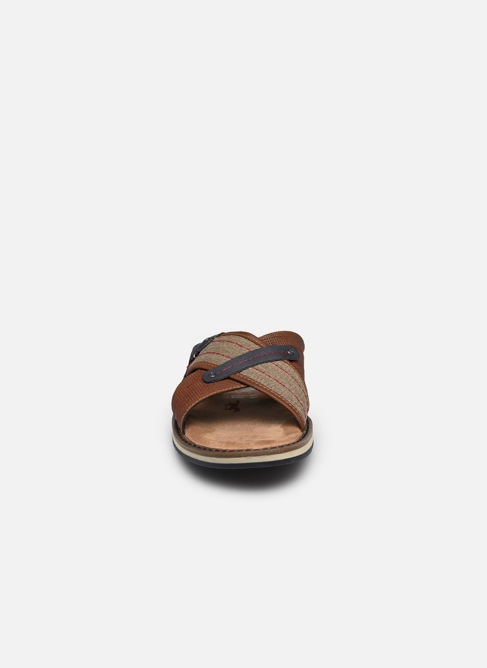 Pantoletten 26M0101001 herren braun Mustang shoes Pantoletten 26M0101001 herren braun Cognac