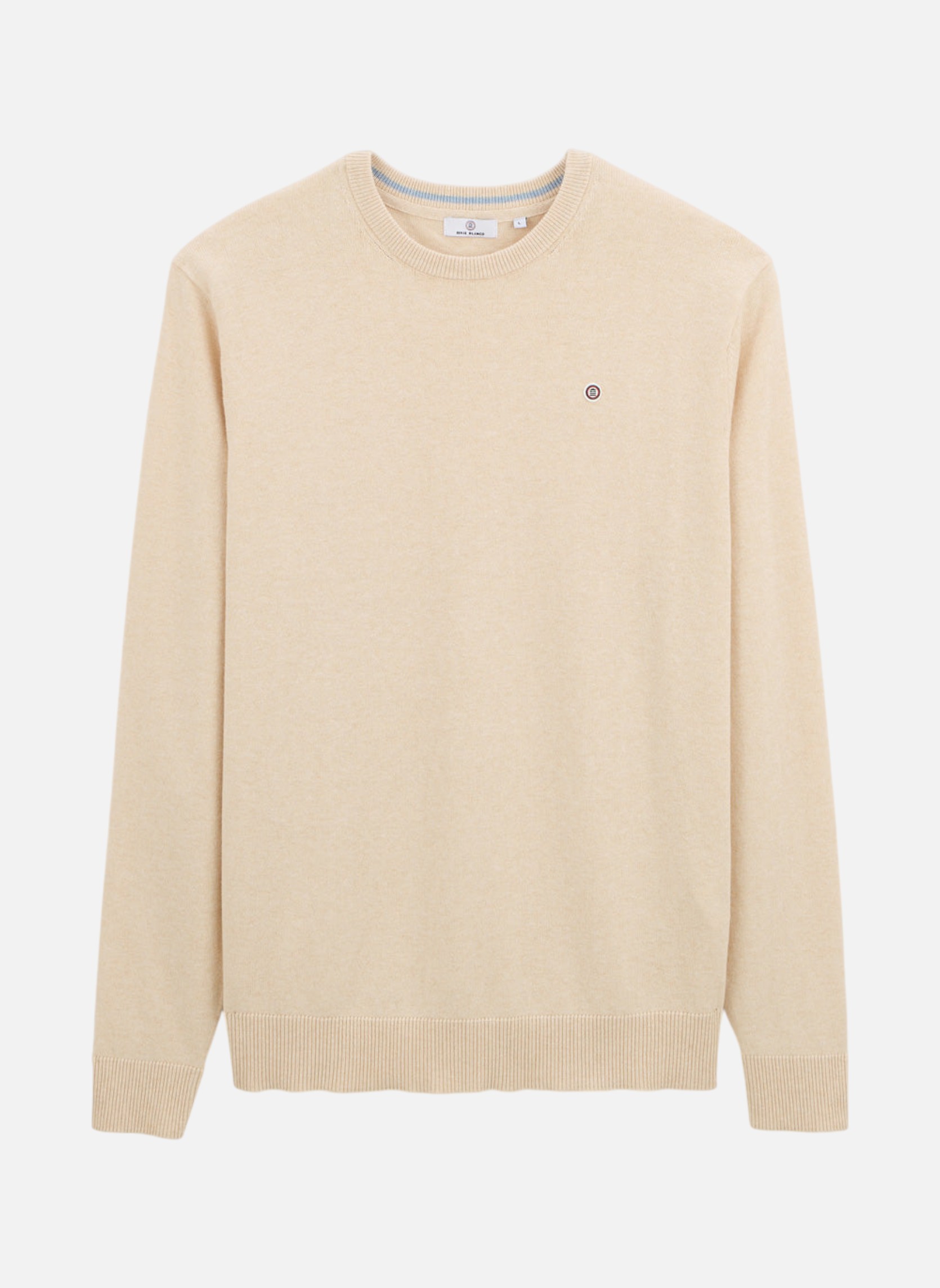 Pull Homme Colmar – Taille 2XL – Beige – Laine – Col Rond – Occasion TB