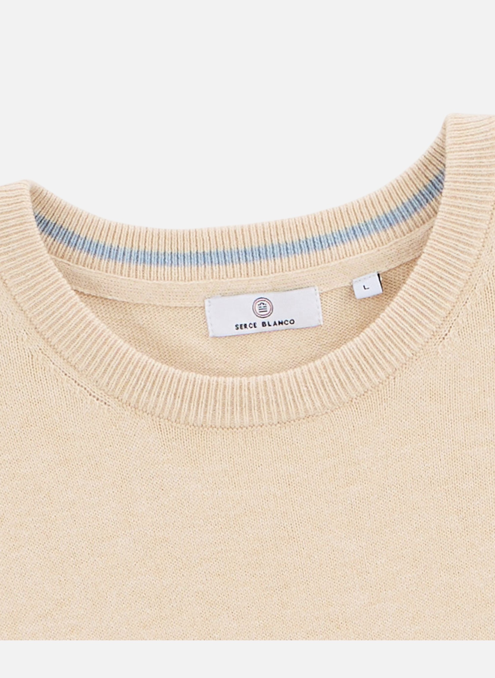 Pulls Pull homme beige Serge Blanco Pulls Pull homme beige Beige