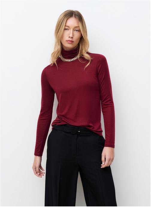 Caroll Tee-shirts 252T-TLILI femme bordeaux