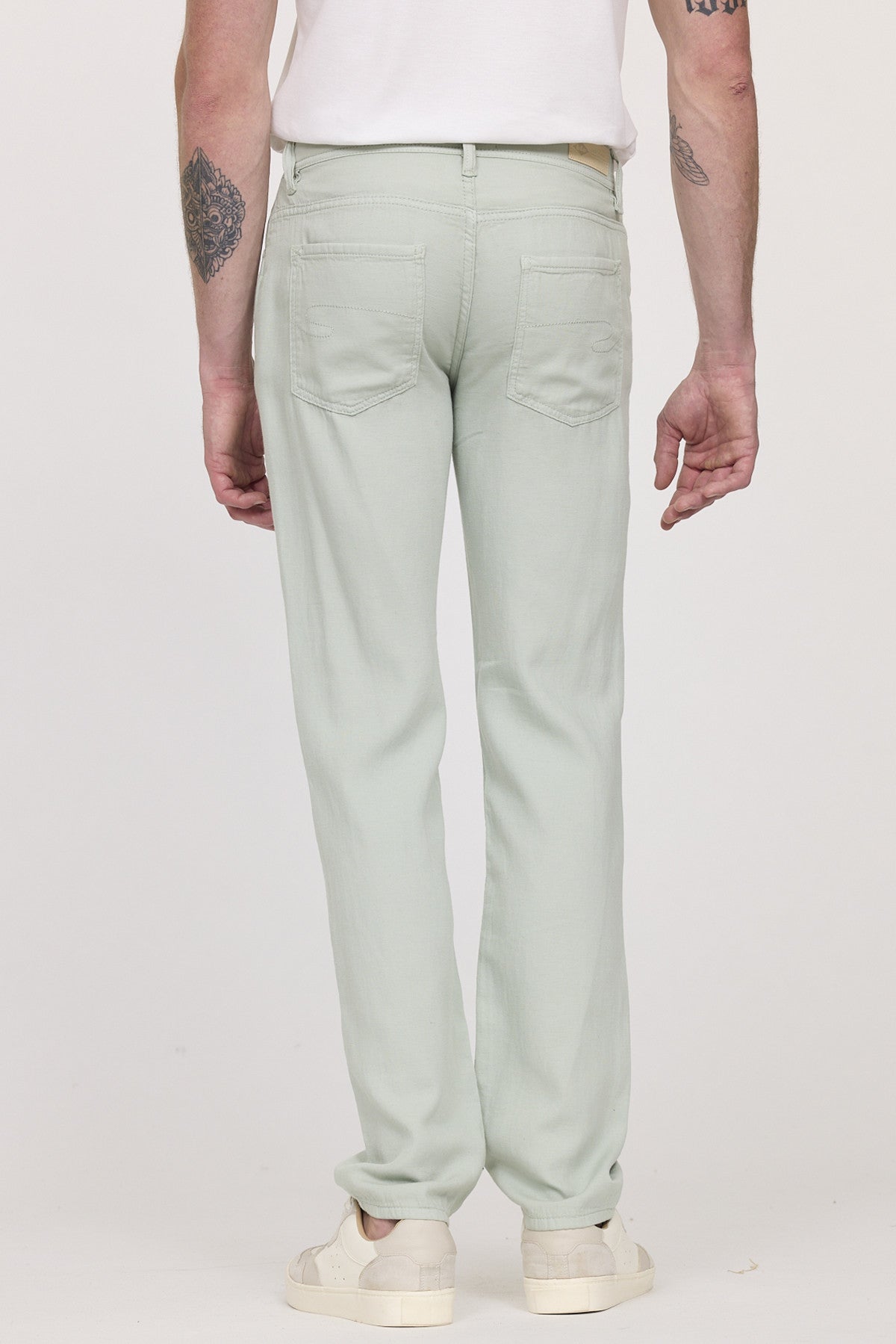 Pantalons droits 12459-Homme homme vert Lee Cooper Pantalons droits 12459-Homme homme vert Vert