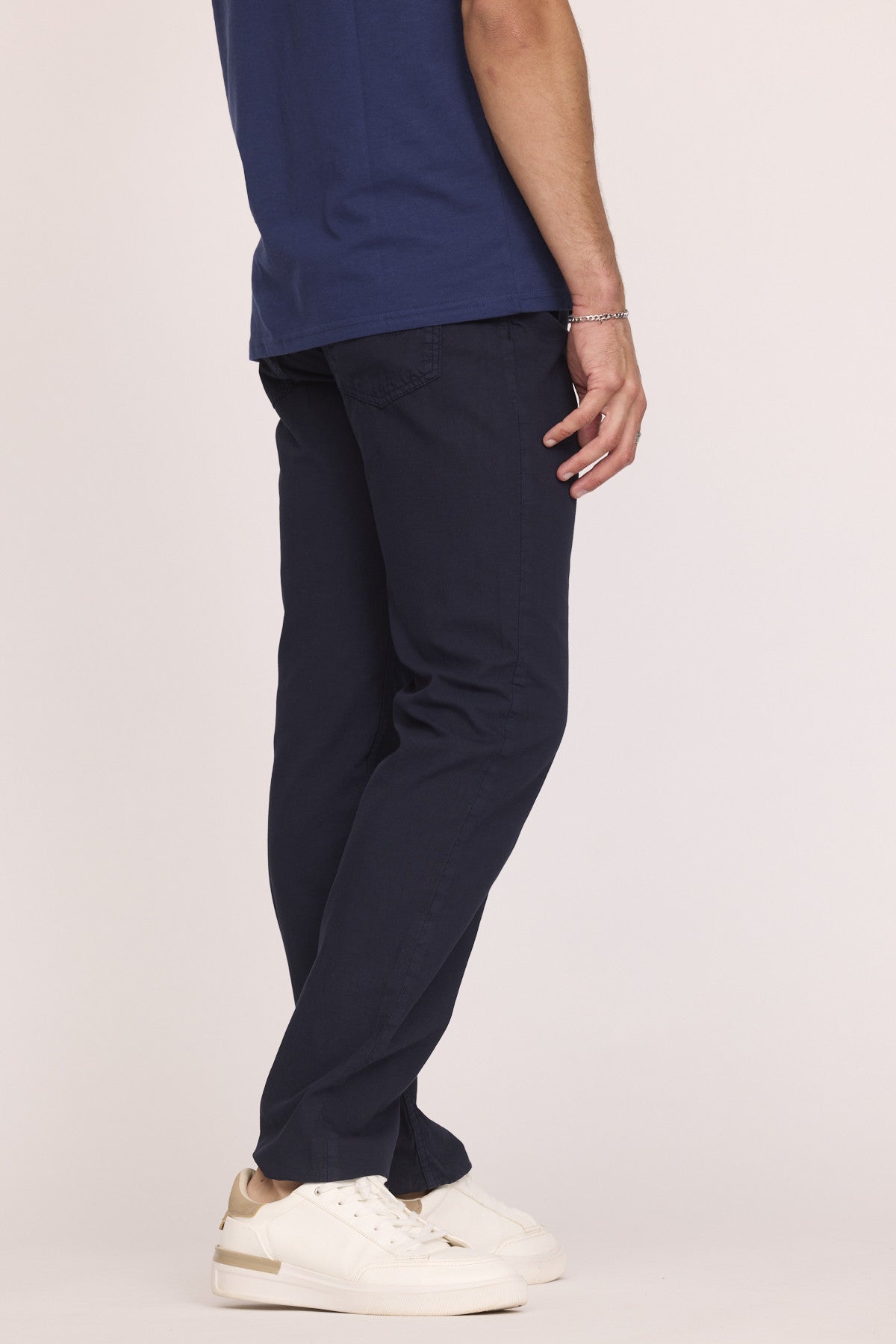 Pantalons droits 12459-Homme homme bleu Lee Cooper Pantalons droits 12459-Homme homme bleu Bleu