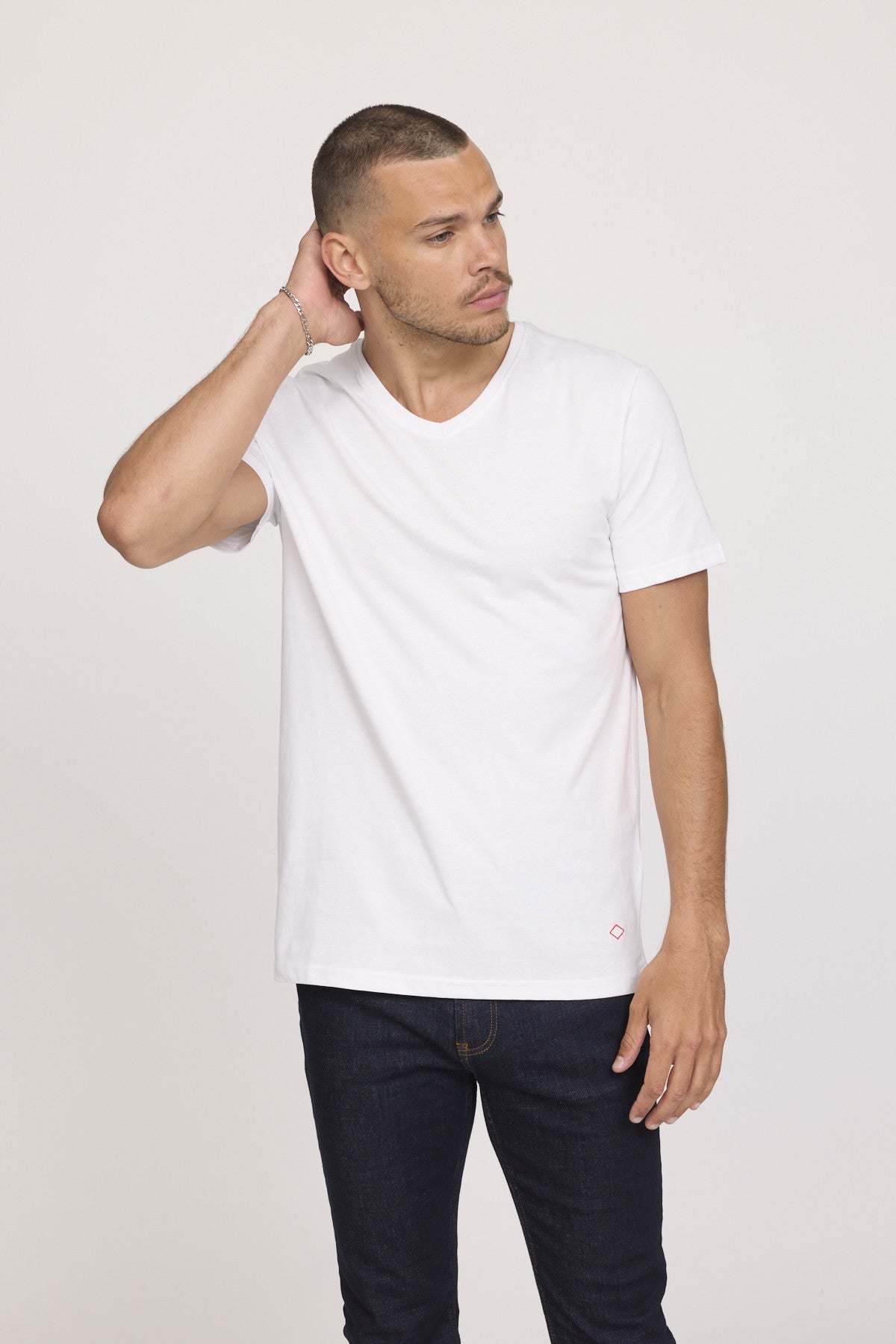 Tee-shirts 12275-Homme homme blanc Lee Cooper Tee-shirts 12275-Homme homme blanc Blanc