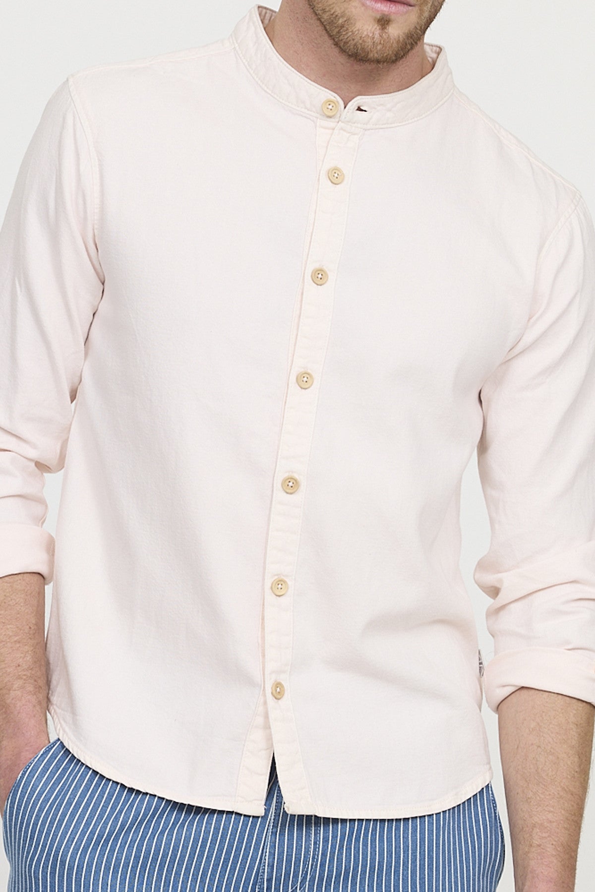 Chemises 12398-Homme homme rose Lee Cooper Chemises 12398-Homme homme rose Rose