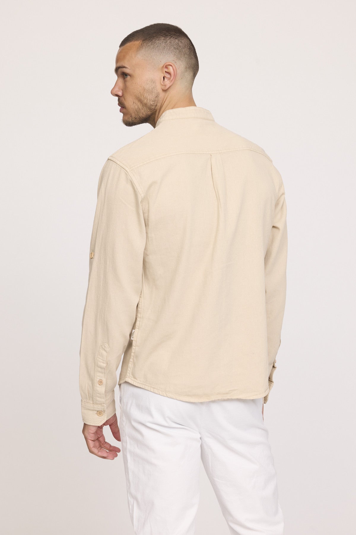 Chemises 12398-Homme homme beige Lee Cooper Chemises 12398-Homme homme beige Beige
