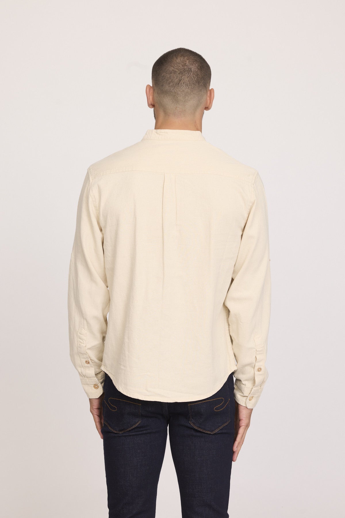 Chemises 12398-Homme homme beige Lee Cooper Chemises 12398-Homme homme beige Ivoire
