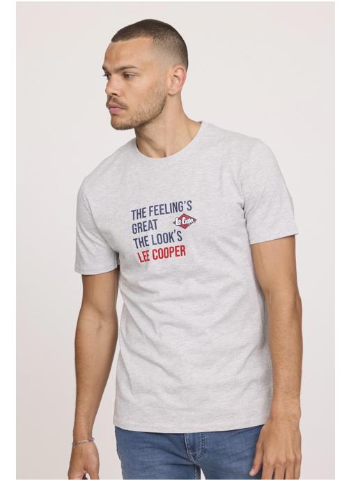 Lee Cooper Tee-shirts 12277-Homme homme gris