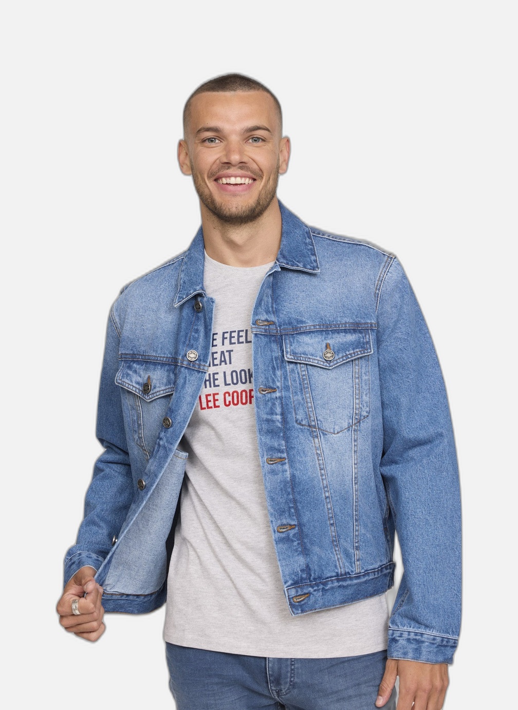 Veste Coupe-vent Vintage Années 80 - Bleu Corail, Taille M Homme, Style Softshell - Occasion Très Bon état