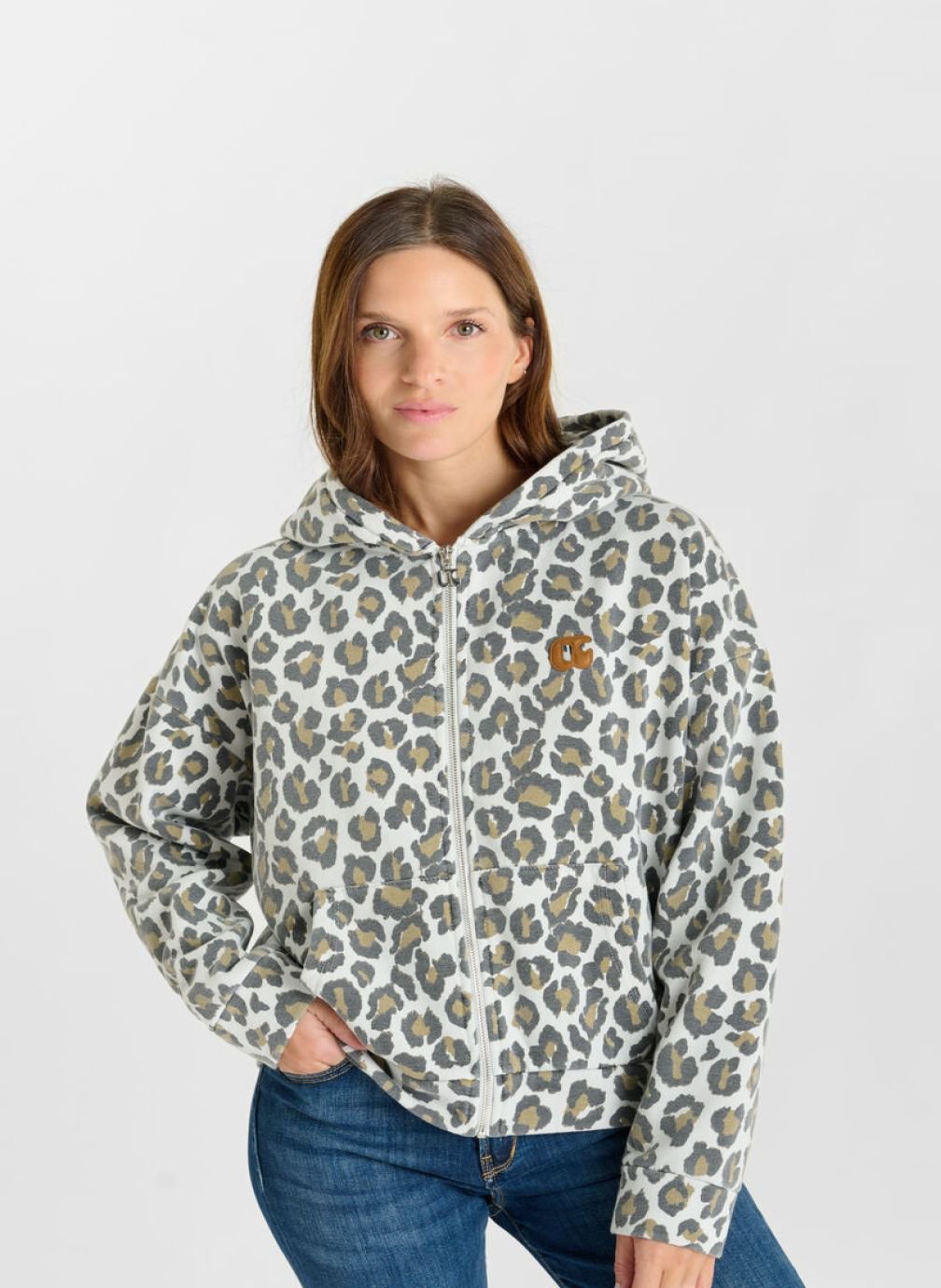 Sweats à capuche Sweat-Shirt capuche PAMELA Brown femme marron Le temps des cerises Sweats à capuche Sweat-Shirt capuche PAMELA Brown femme marron Marron