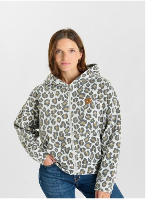 Le temps des cerises Sweats à capuche Sweat-Shirt capuche PAMELA Brown femme marron