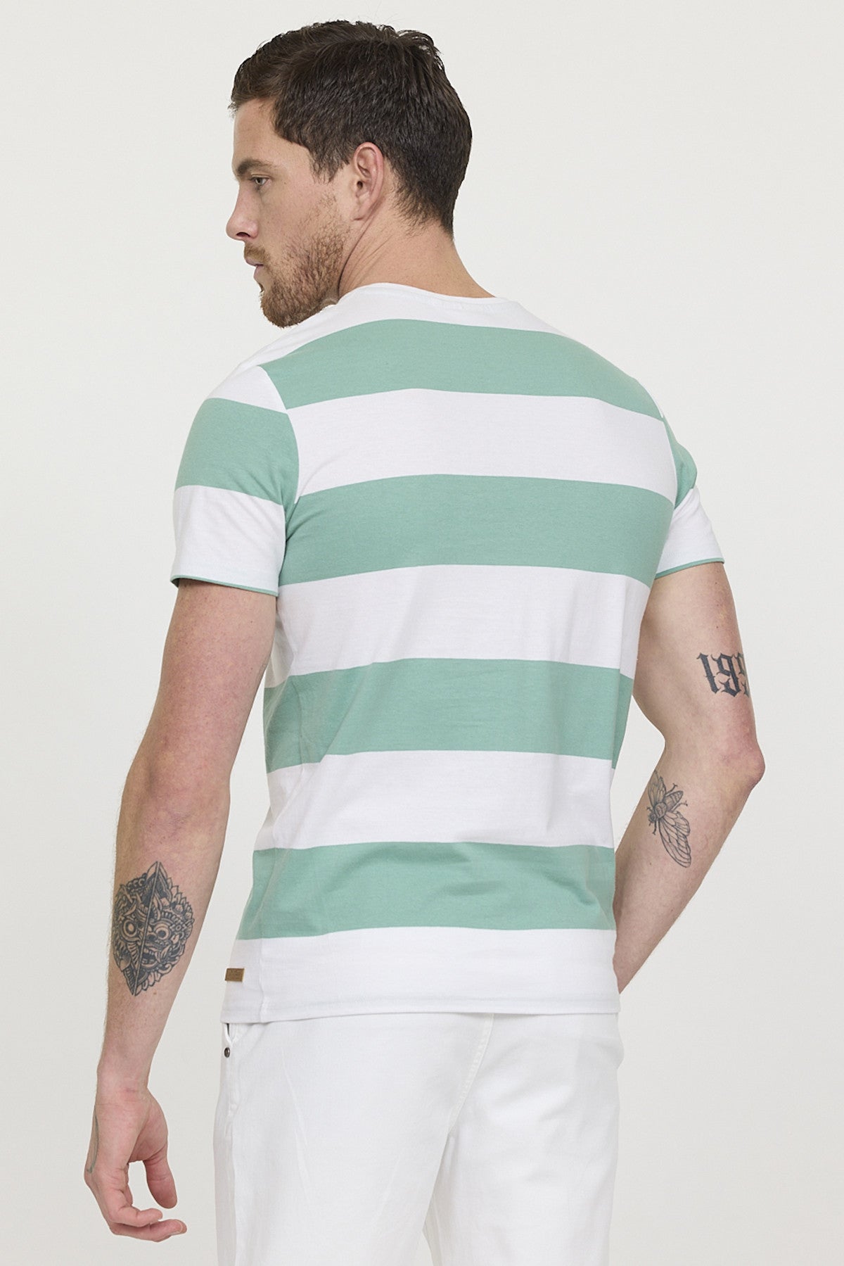 Tee-shirts 12280-Homme homme vert Lee Cooper Tee-shirts 12280-Homme homme vert Vert