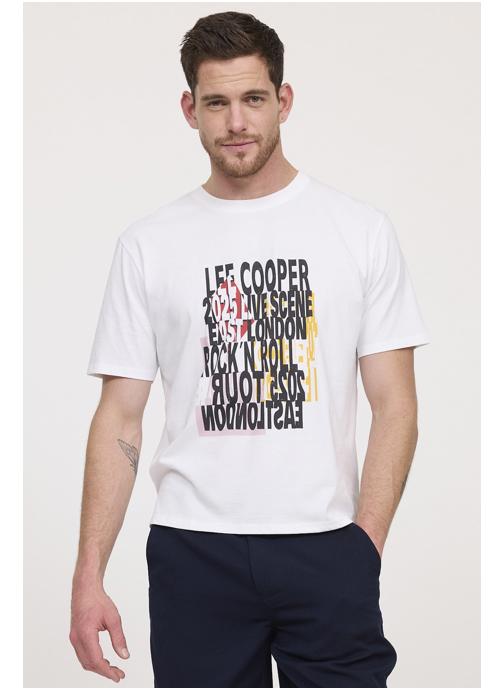 Lee Cooper Tee-shirts 12366-Homme homme blanc