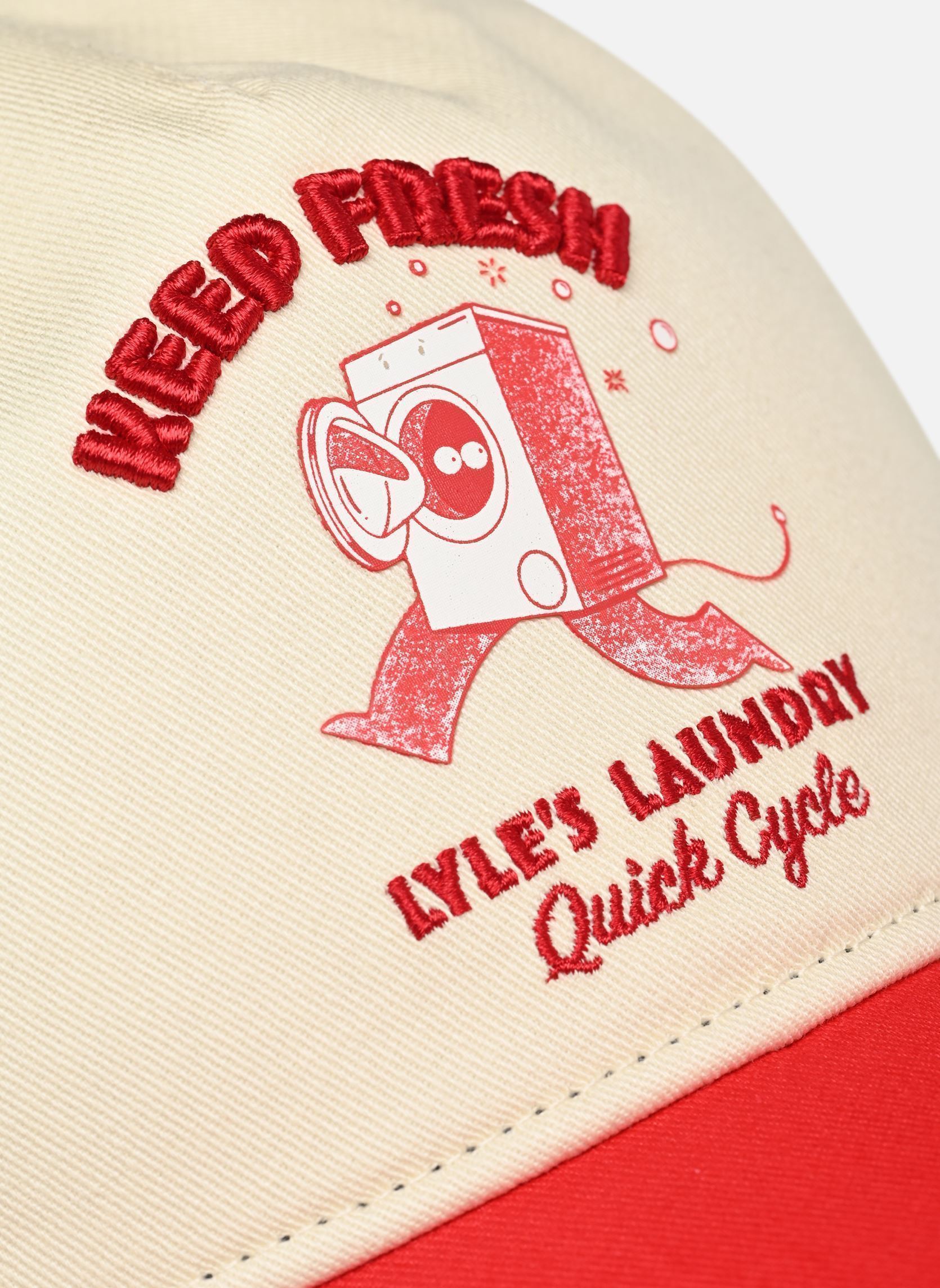 Casquettes Keep Fresh Graphic Cap homme blanc Lyle & Scott Casquettes Keep Fresh Graphic Cap homme blanc Antique white