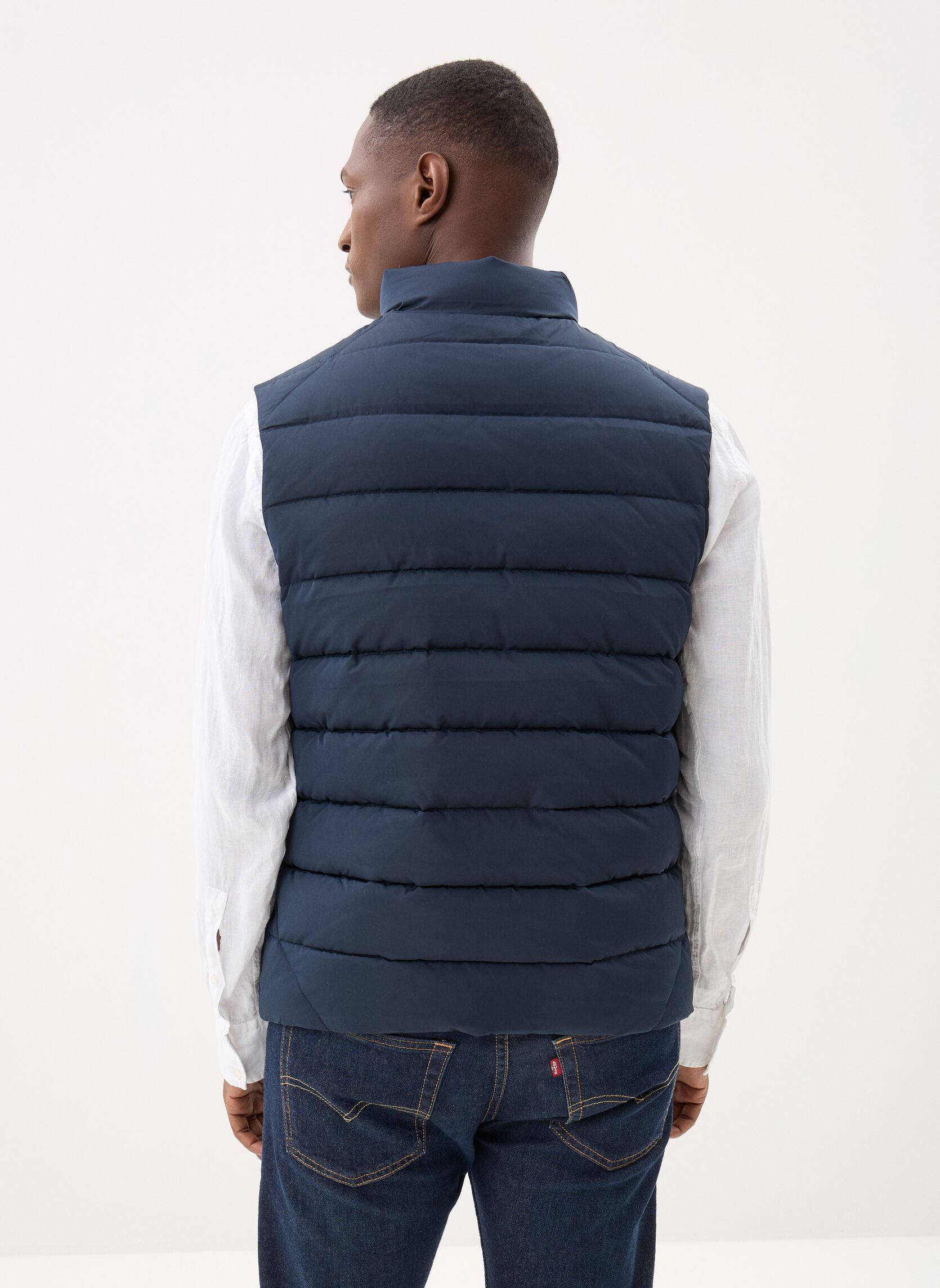 Daunenwesten Quilted Gilet herren blau Lyle & Scott Daunenwesten Quilted Gilet herren blau Dark Navy