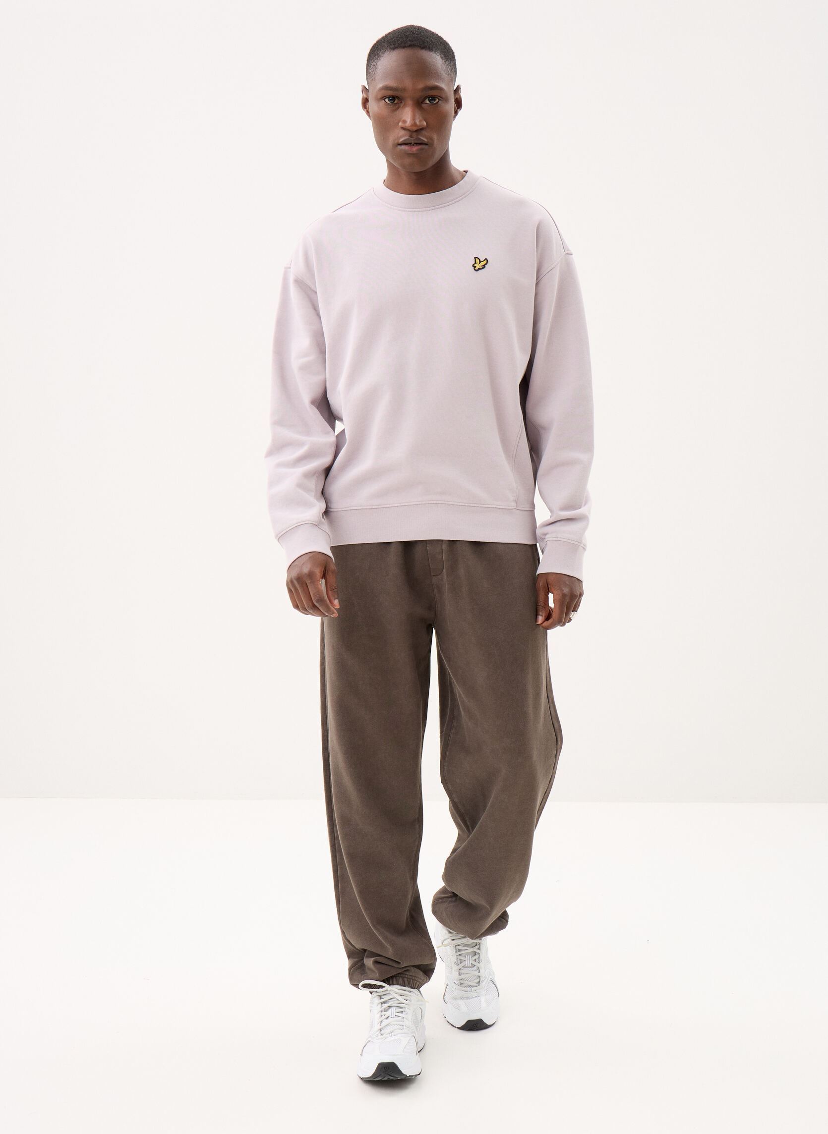 Joggings Heavy Laundered Sweatpant homme noir Lyle & Scott Joggings Heavy Laundered Sweatpant homme noir Soft black