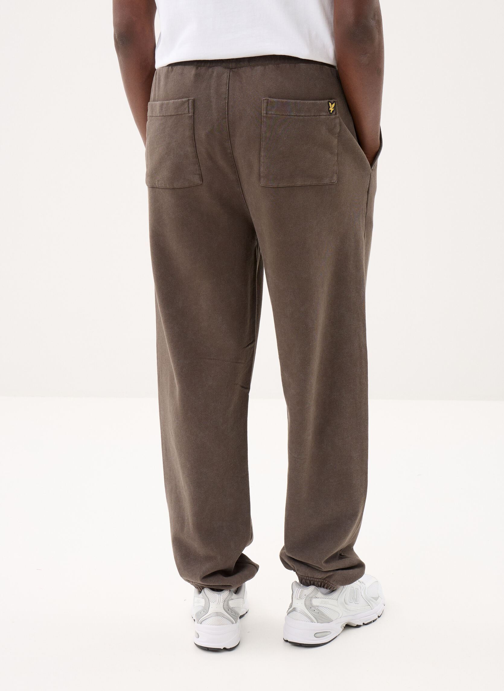 Joggings Heavy Laundered Sweatpant homme noir Lyle & Scott Joggings Heavy Laundered Sweatpant homme noir Soft black