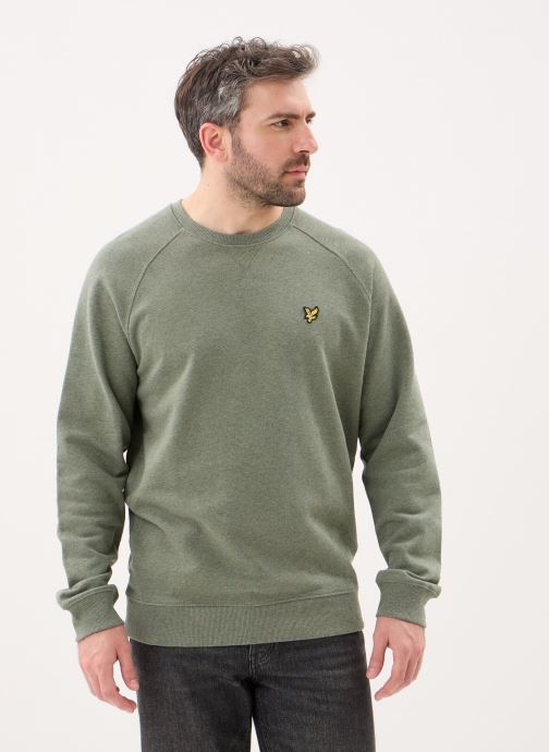 Lyle & Scott Sweatshirts Tri-Marl Raglan Crew Neck Sweatshirt herren grün