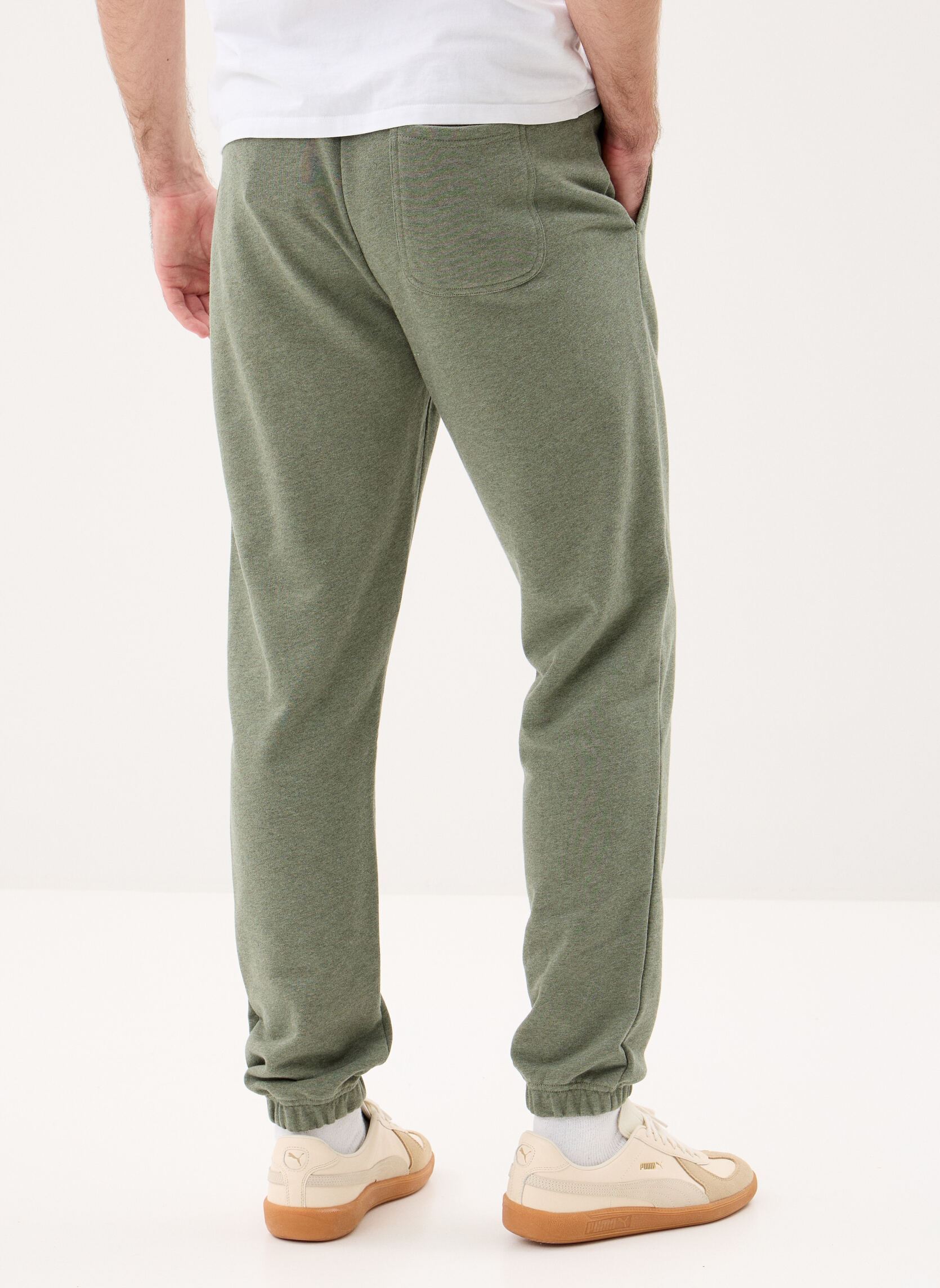 Jogginghosen Tri-Marl Sweatpant herren grün Lyle & Scott Jogginghosen Tri-Marl Sweatpant herren grün Khaki Tri Marl