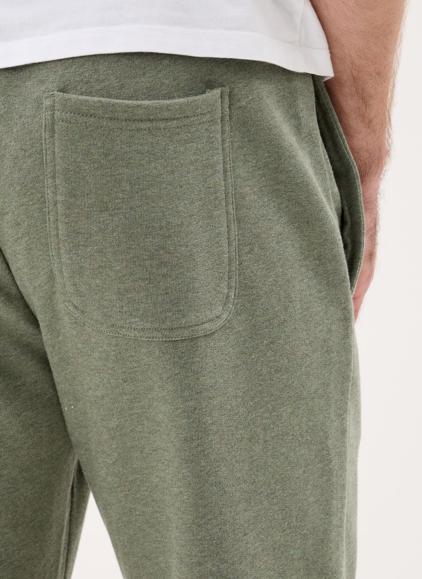 Jogginghosen Tri-Marl Sweatpant herren grün Lyle & Scott Jogginghosen Tri-Marl Sweatpant herren grün Khaki Tri Marl