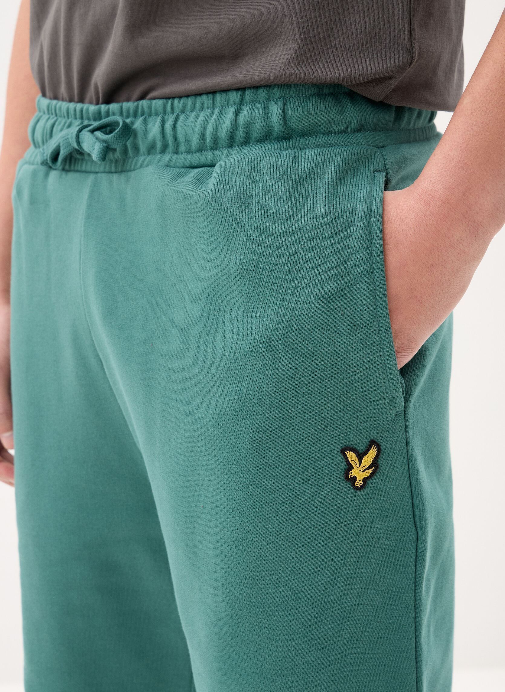 Shorts de sport Plain Sweatshort homme vert Lyle & Scott Shorts de sport Plain Sweatshort homme vert EVERGLADE
