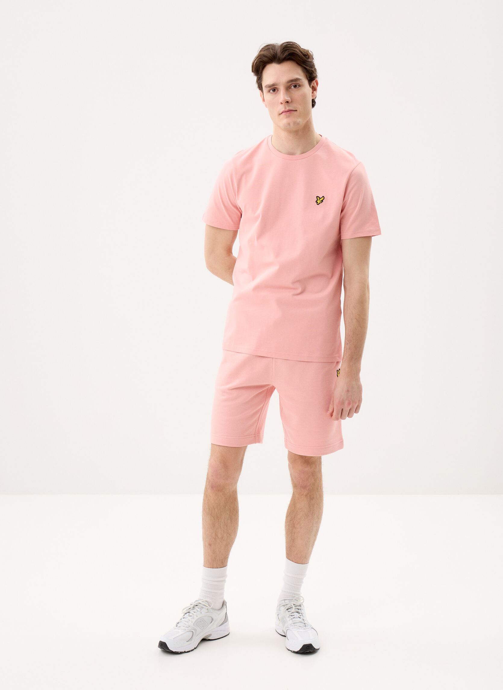 Sportshorts Plain Sweatshort heren roze Lyle & Scott Sportshorts Plain Sweatshort heren roze PINK GRAPEFRUIT