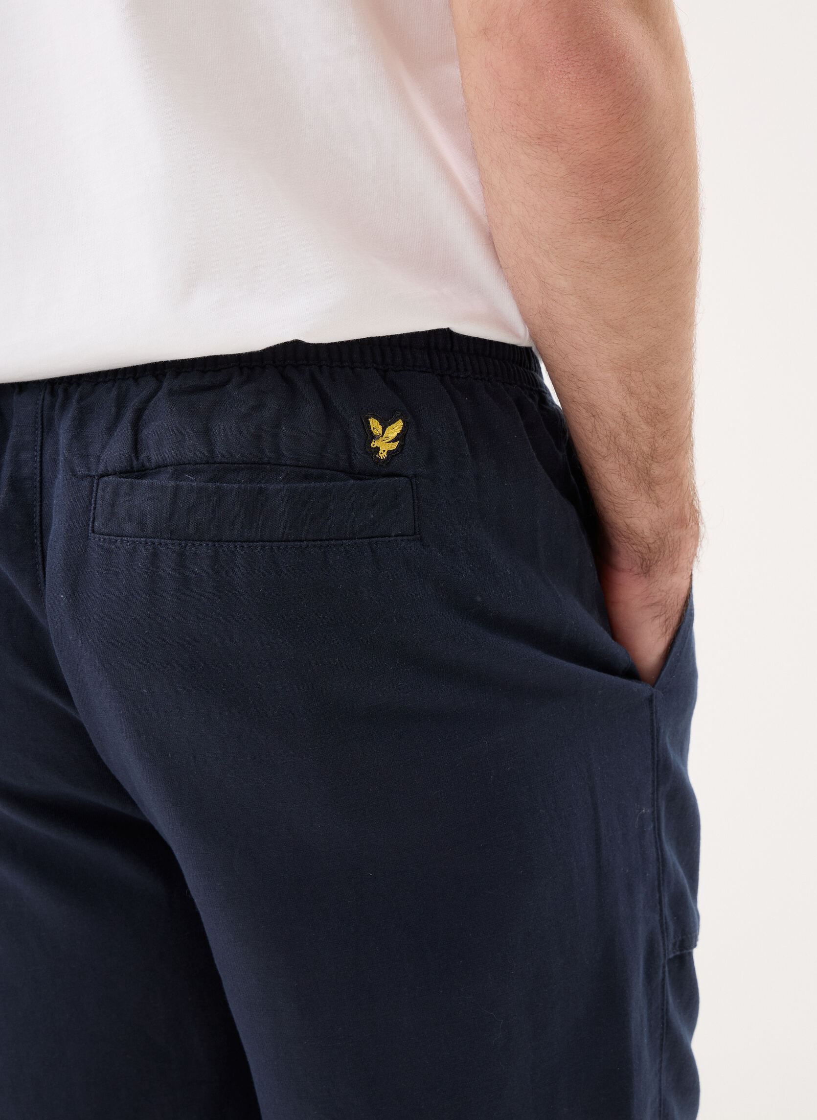 Shorts Linen Short herren blau Lyle & Scott Shorts Linen Short herren blau Dark Navy