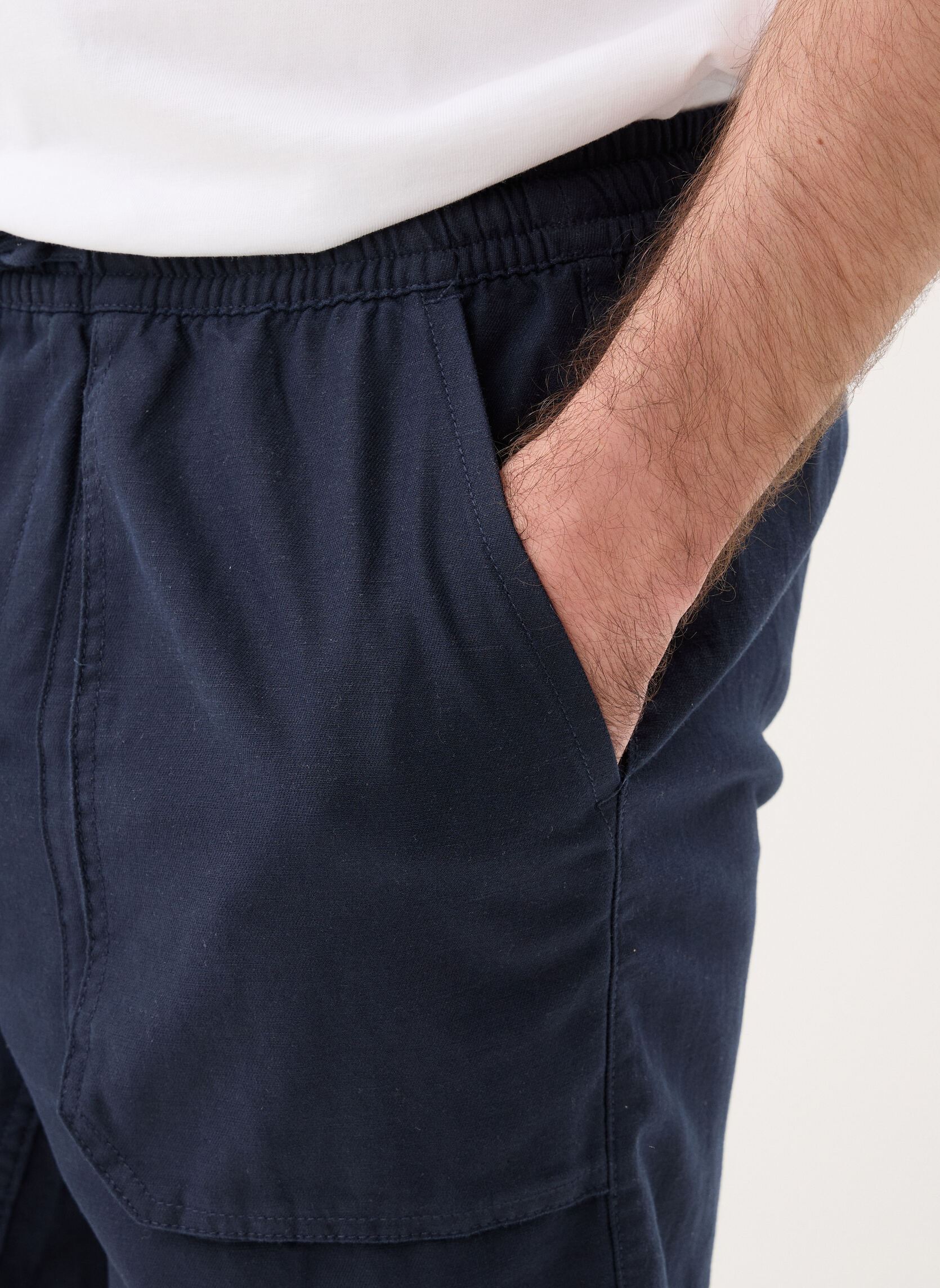 Shorts Linen Short herren blau Lyle & Scott Shorts Linen Short herren blau Dark Navy