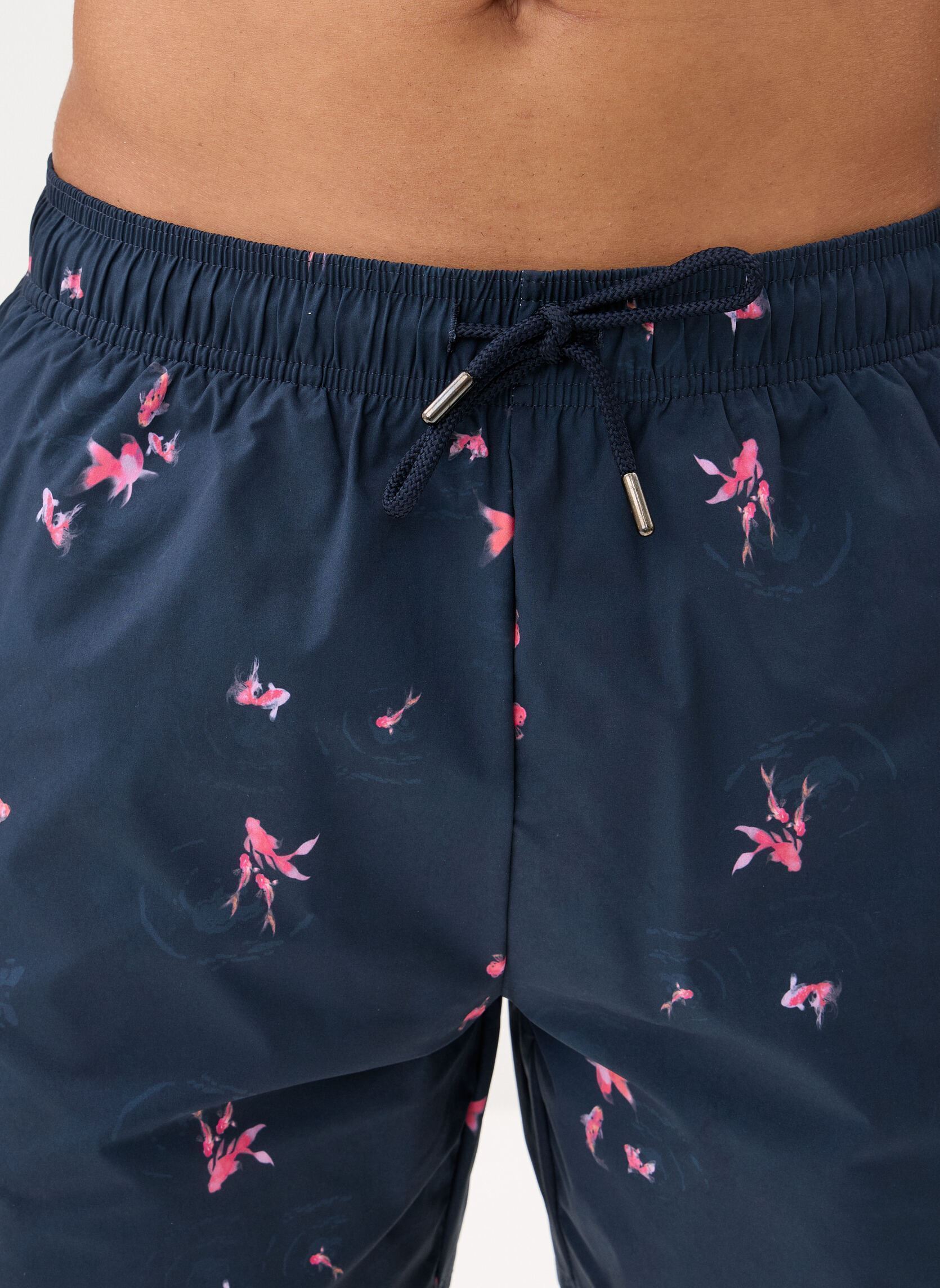 Badeshorts Goldfish Resort Swim Short herren blau Lyle & Scott Badeshorts Goldfish Resort Swim Short herren blau Dark Navy/ Hot Pink