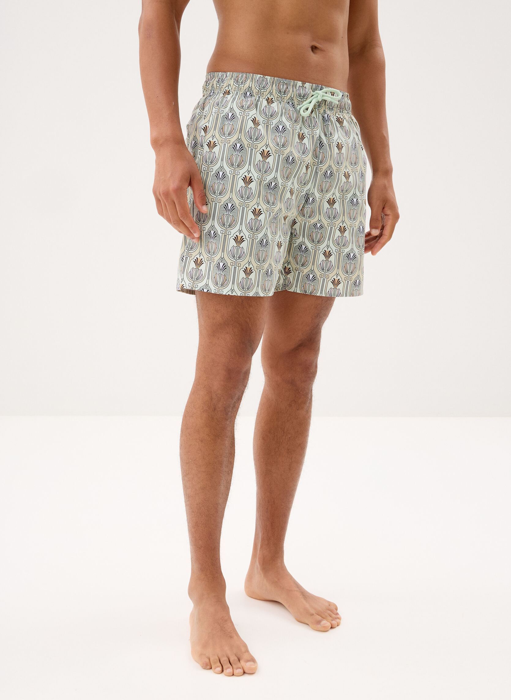 Shorts de bain Botanical Swimshort homme multicolore Lyle & Scott Shorts de bain Botanical Swimshort homme multicolore Tender Greens