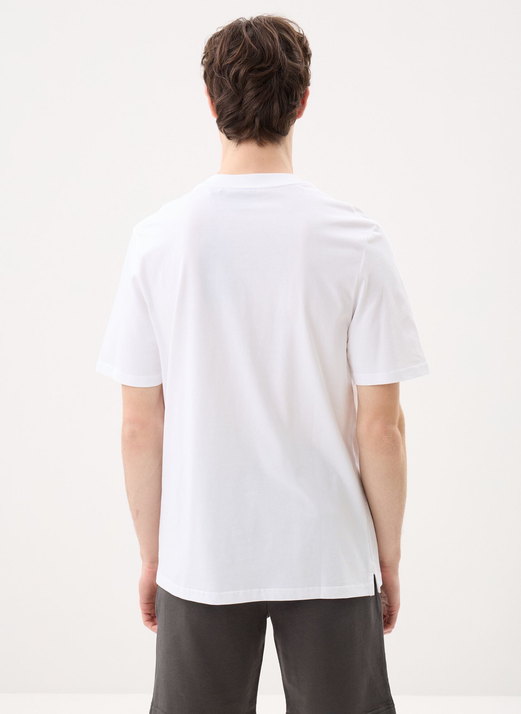 T-shirts met korte mouwen Oversized T-Shirt heren wit Lyle & Scott T-shirts met korte mouwen Oversized T-Shirt heren wit WHITE