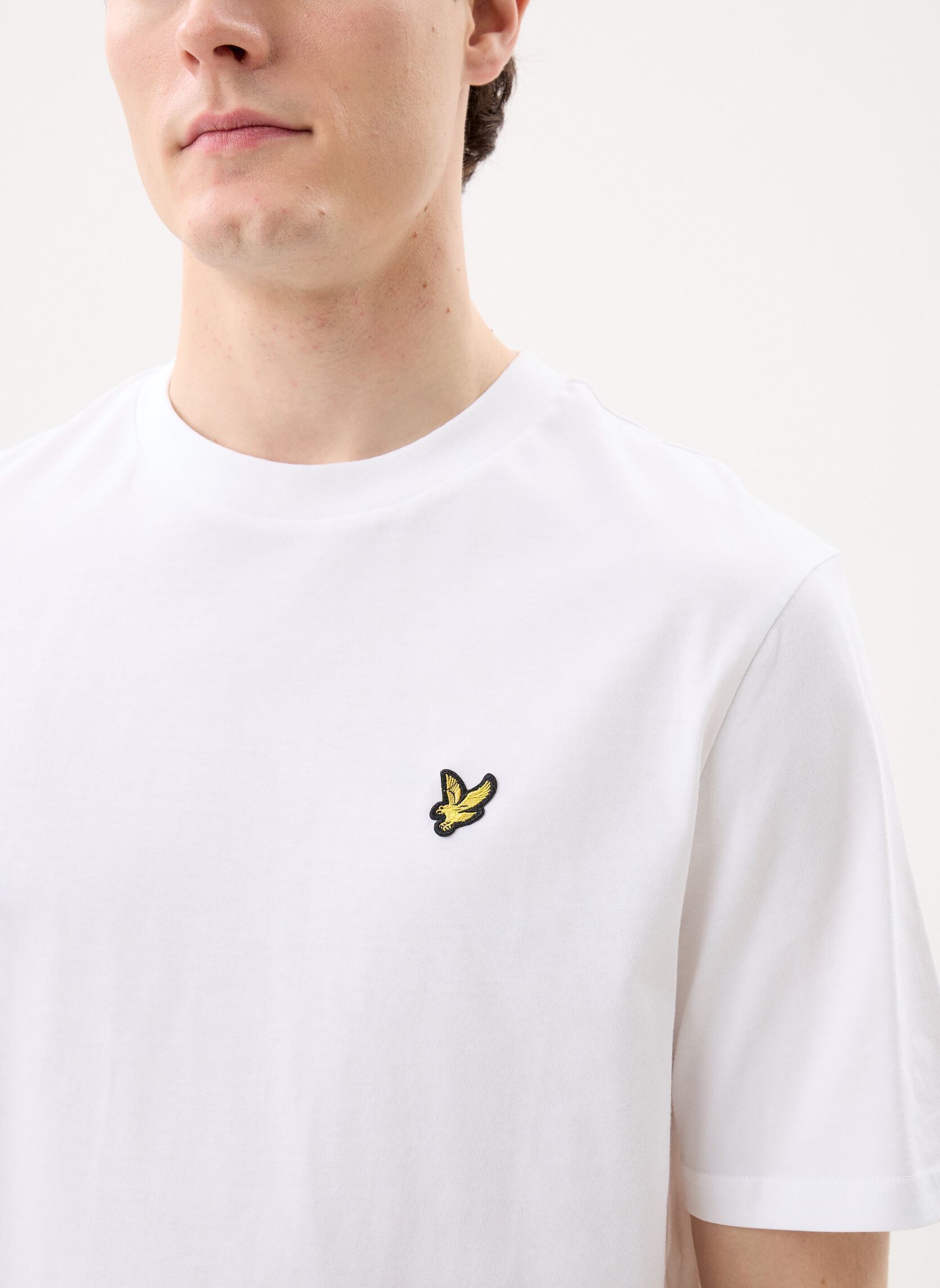 T-shirts met korte mouwen Oversized T-Shirt heren wit Lyle & Scott T-shirts met korte mouwen Oversized T-Shirt heren wit WHITE