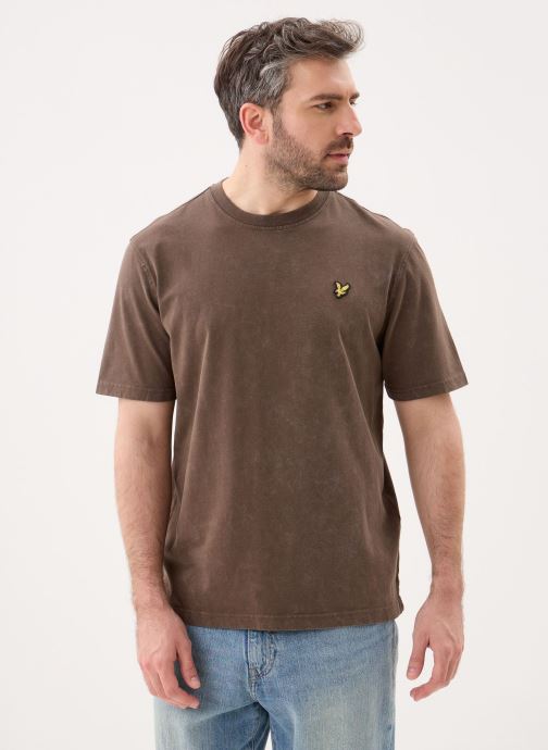 Lyle & Scott T-Shirts Heavy Laundered T-Shirt herren schwarz