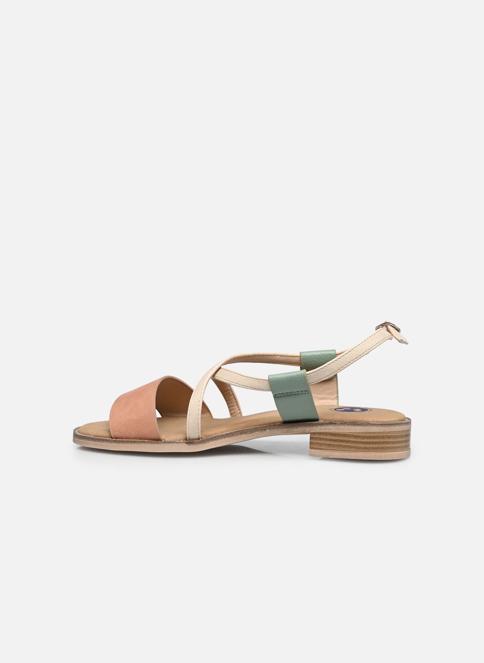 Flache Sandalen ACIANO W02701 damen rosa Comfeet Flache Sandalen ACIANO W02701 damen rosa Pink