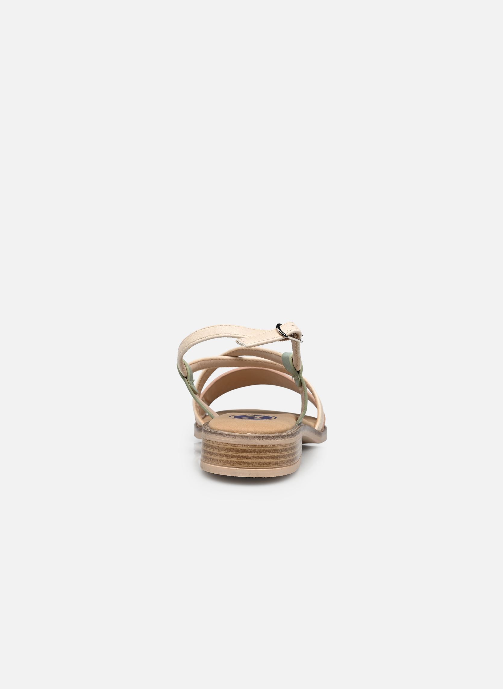 Sandali Chika10 Musaka 10 Donna - Comodi Sandali Piatti In Pelle Marrone